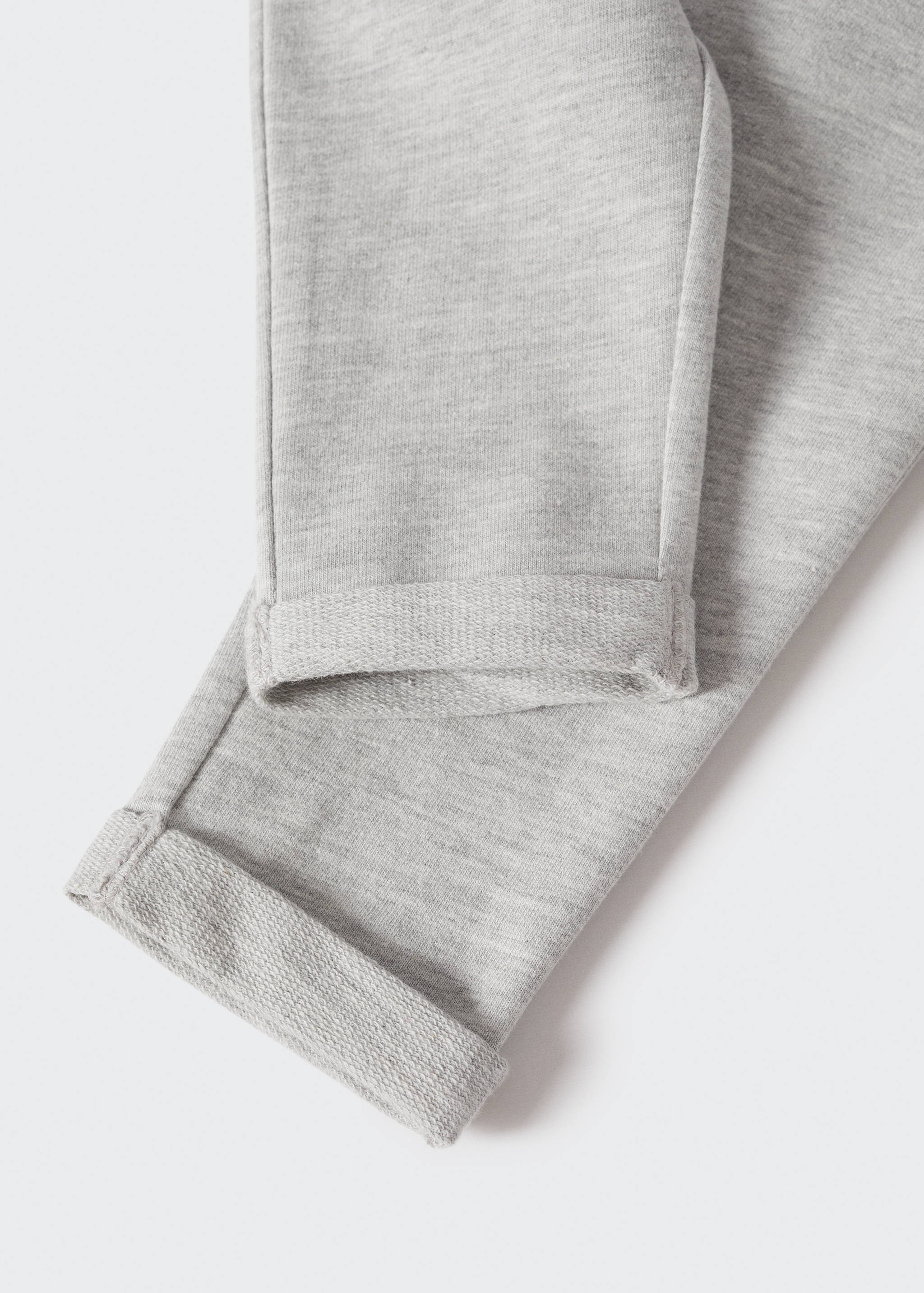 Cotton jogger-style trousers - Details of the article 9