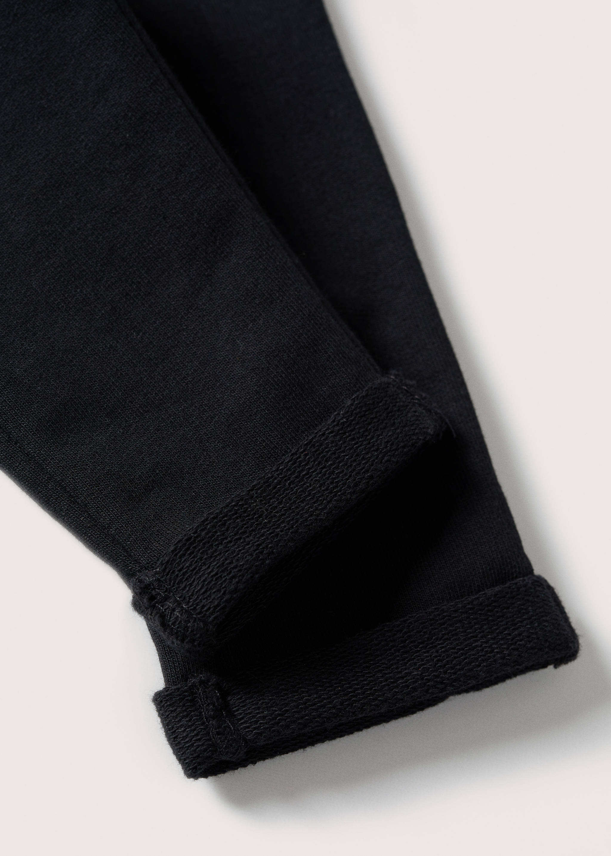 Cotton jogger-style trousers - Details of the article 8