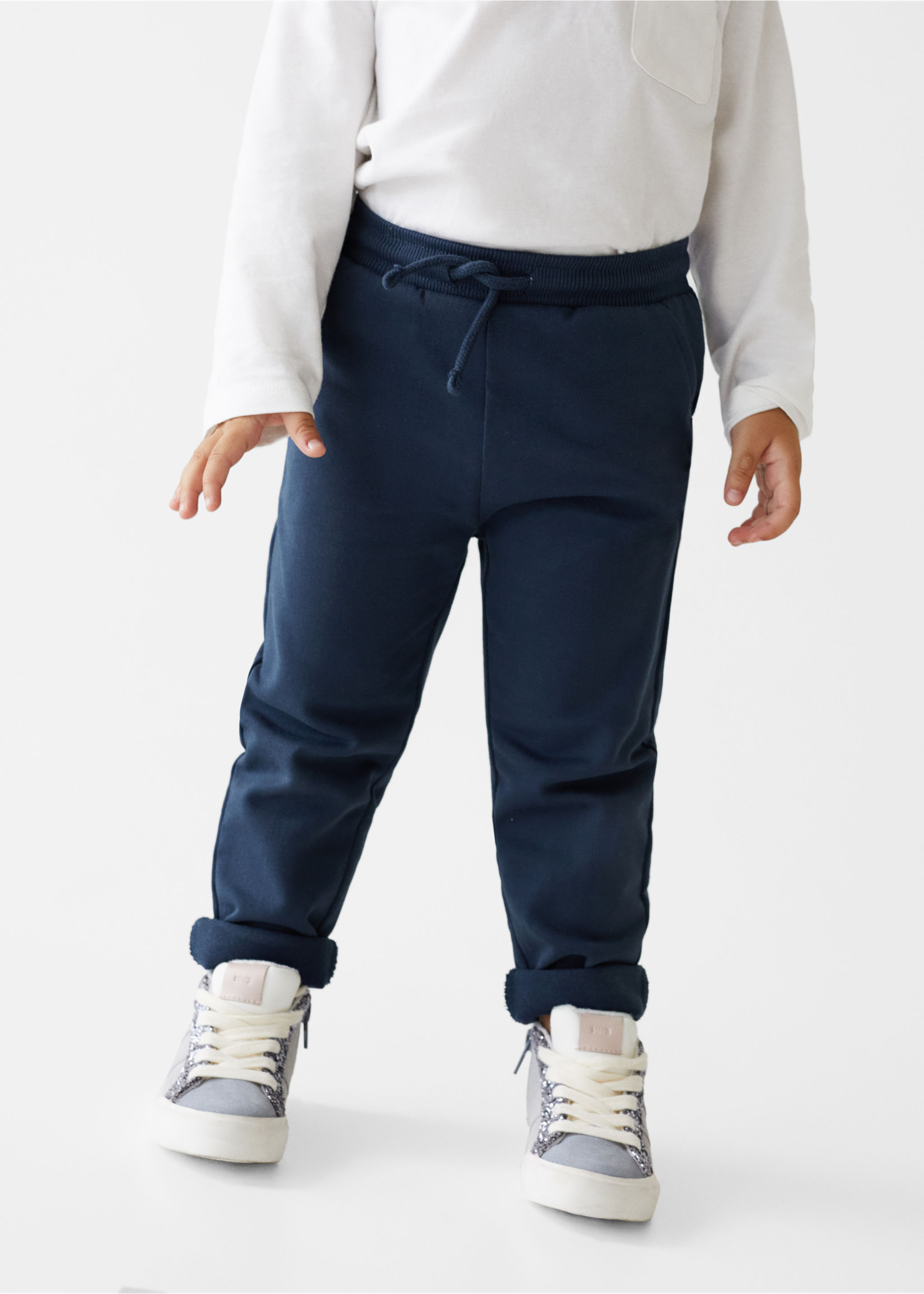 Cotton jogger-style trousers - Details of the article 2