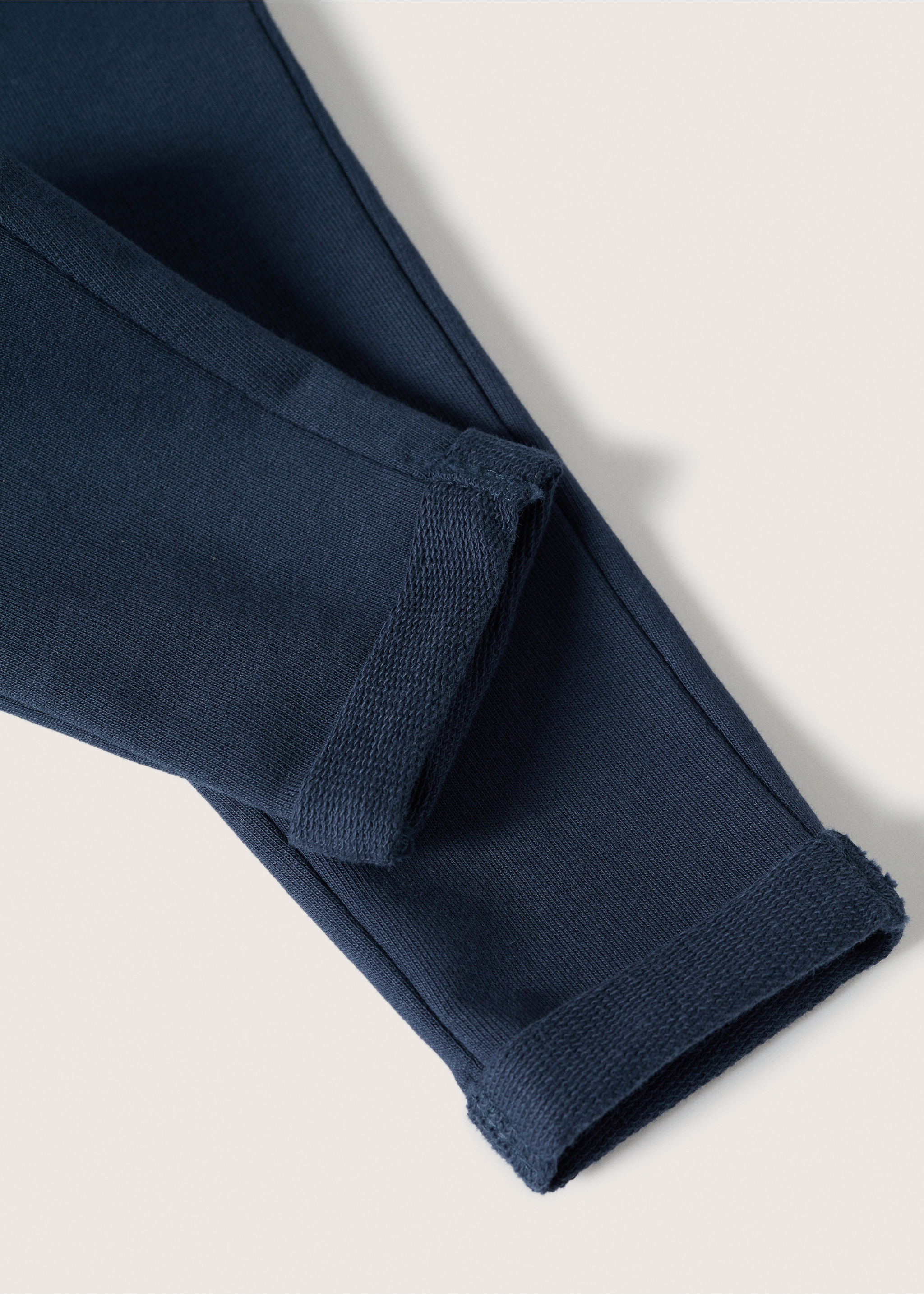 Cotton jogger-style trousers - Details of the article 9