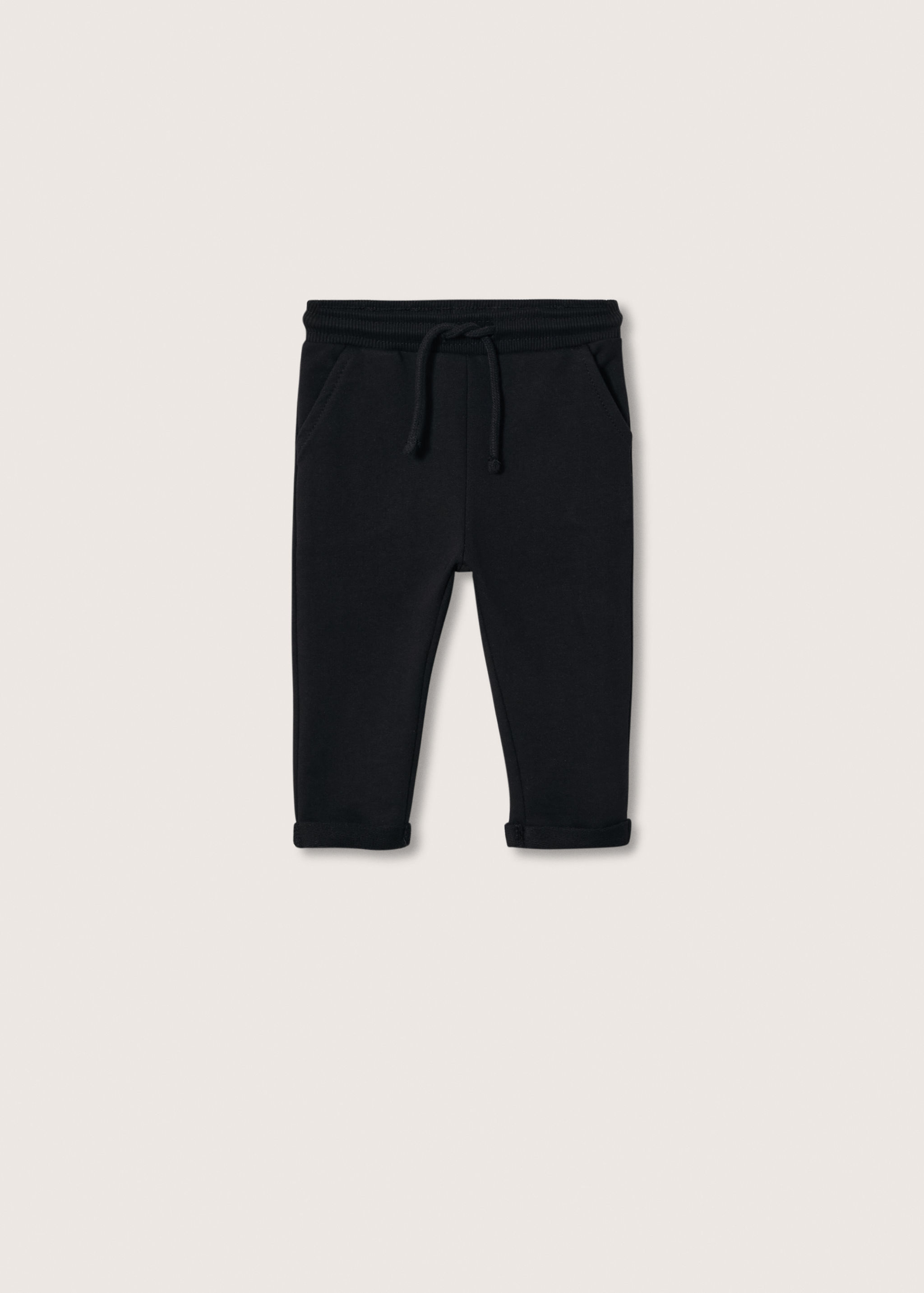 Cotton jogger-style trousers - Article without model