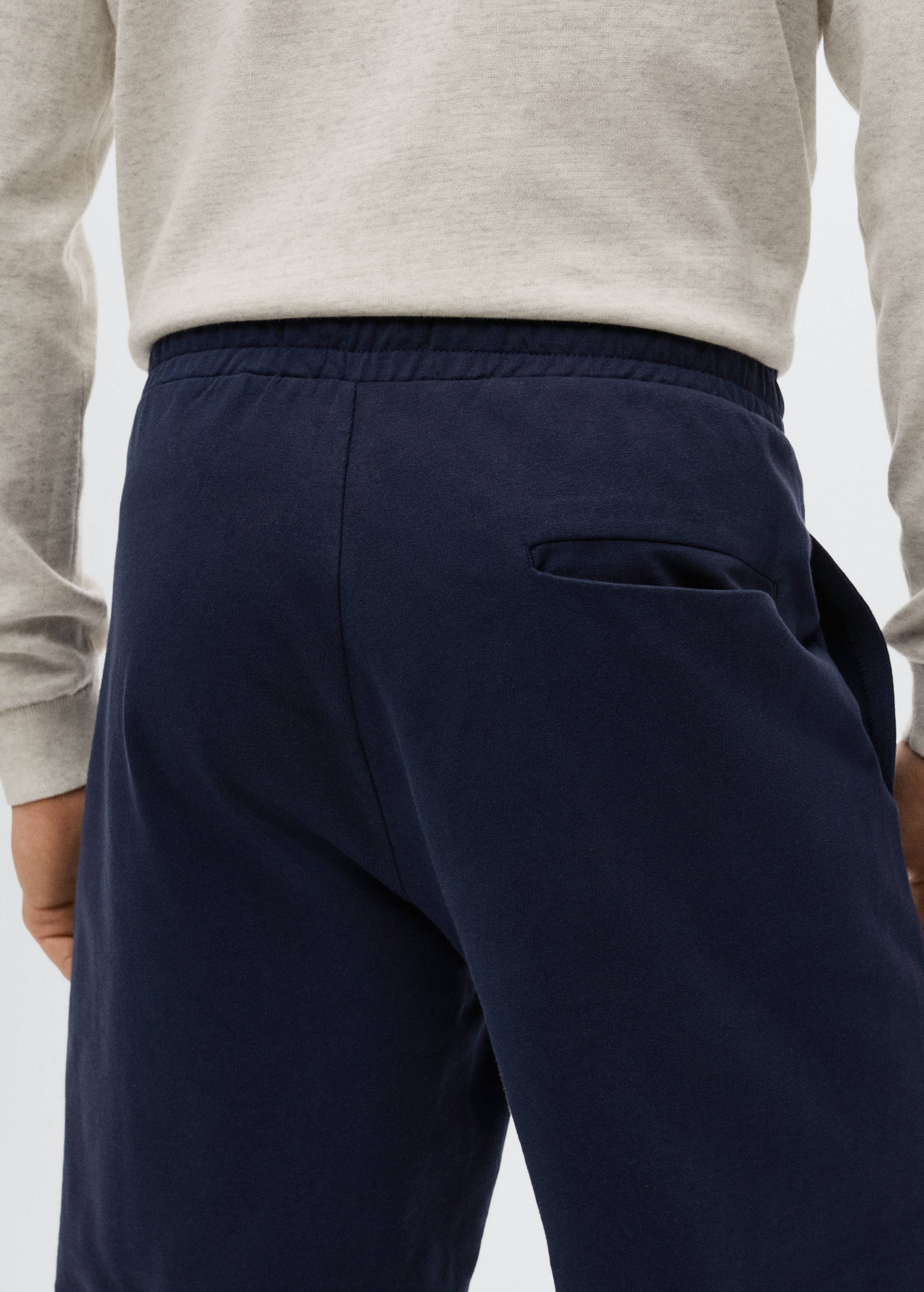 Jogger-Bermudas aus Baumwolle - Detail des Artikels 3