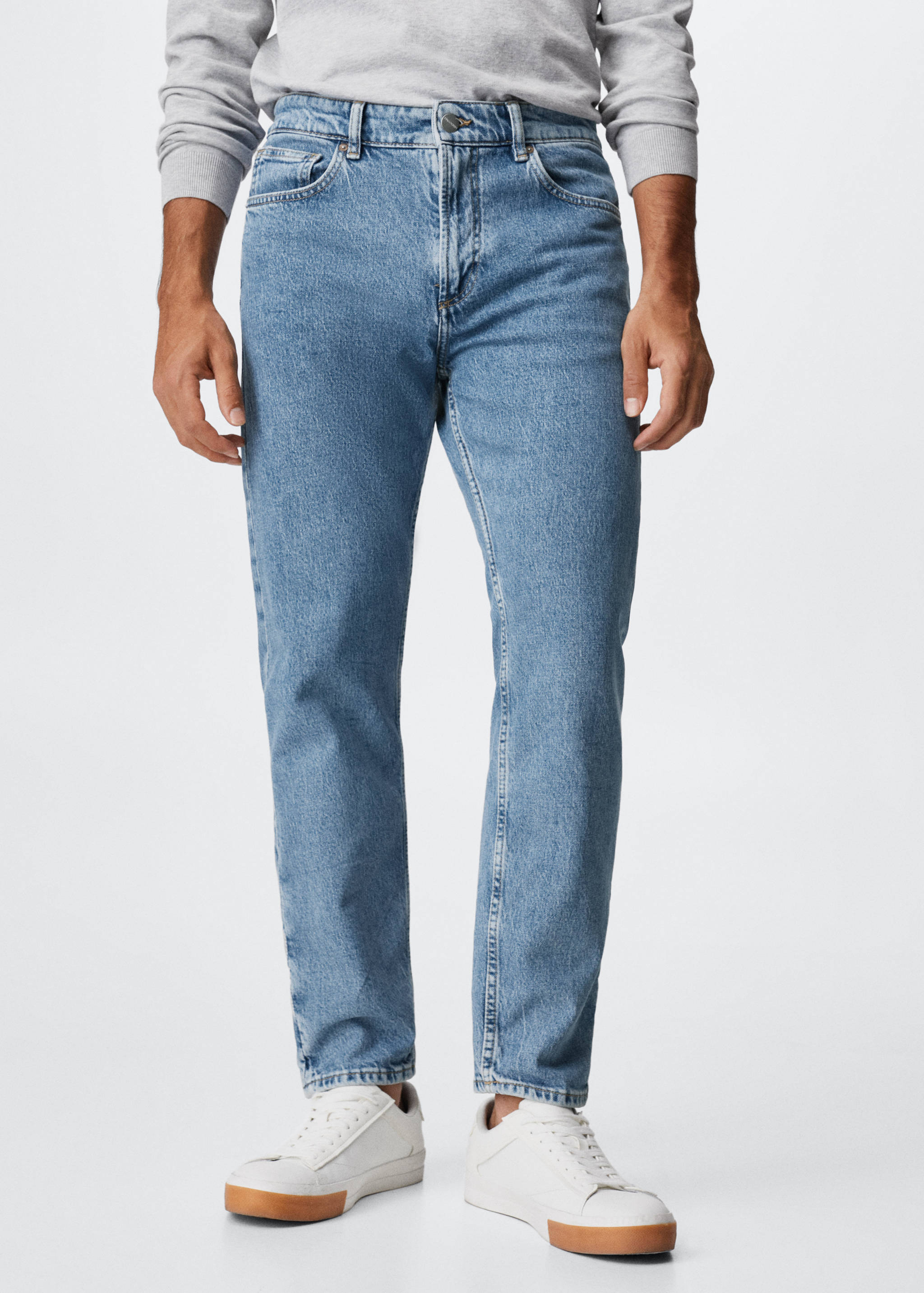 Tapered Jeans Ben in Cropped-Länge - Mittlere Ansicht