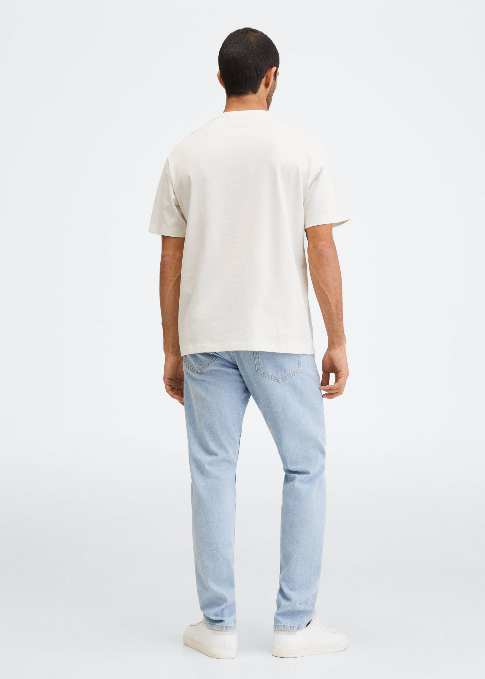 Relaxed fit cotton t-shirt - Reverse of the article