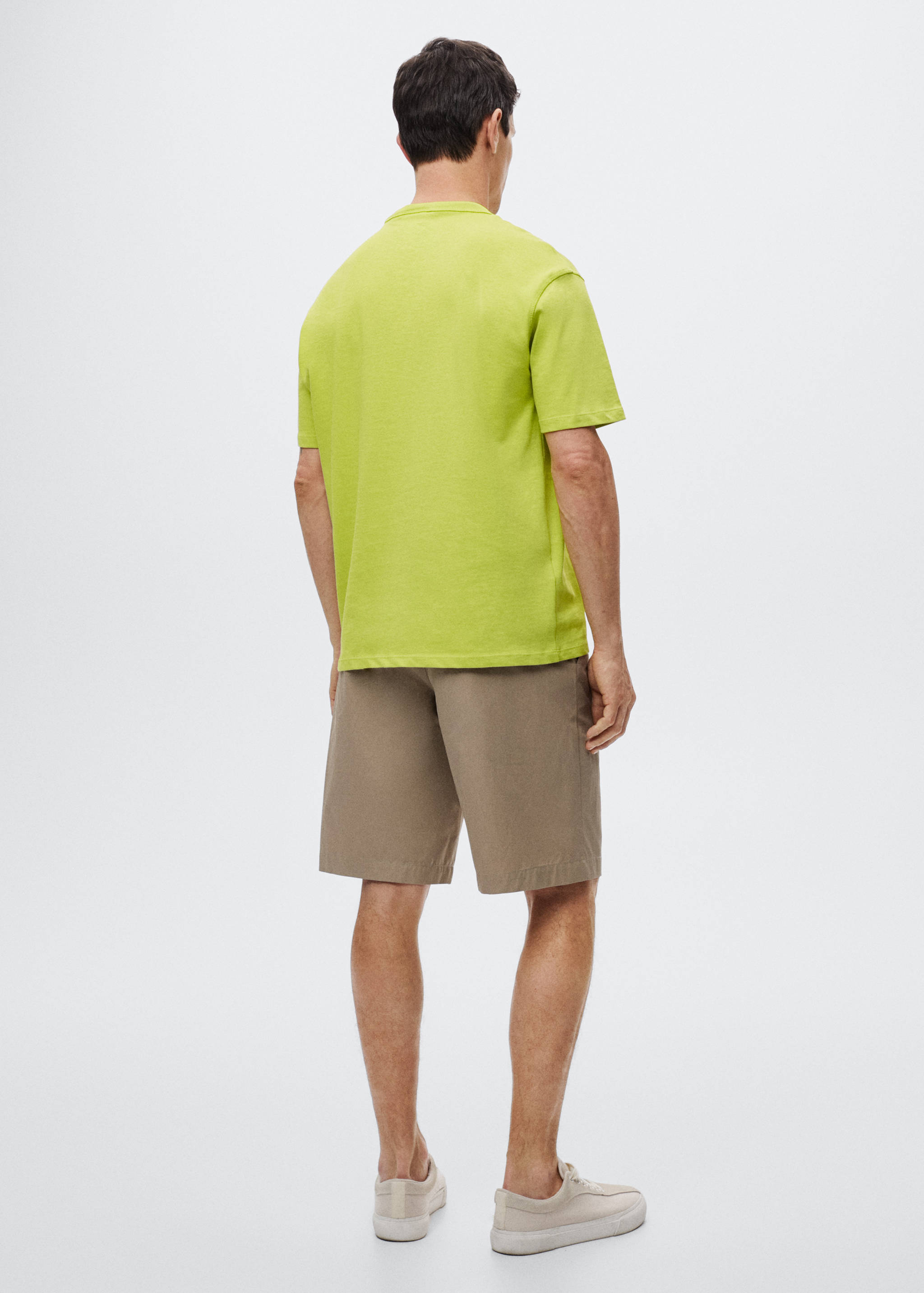 Relaxed fit cotton t-shirt - Reverse of the article