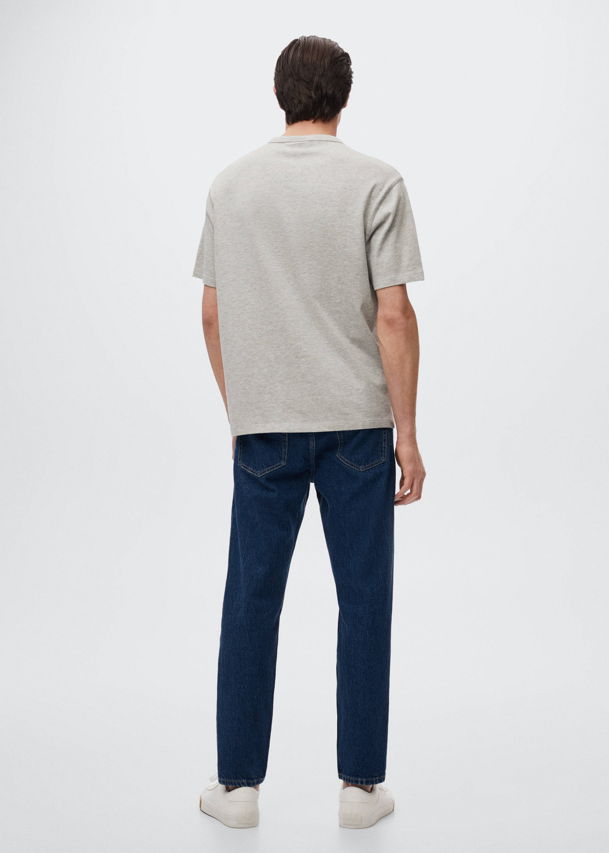 Relaxed fit cotton t-shirt - Reverse of the article