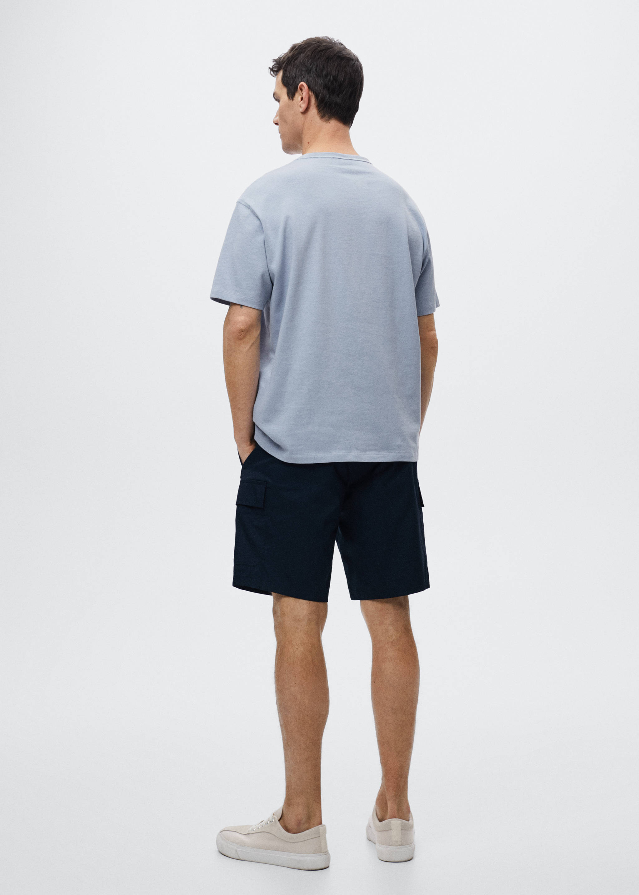 Relaxed fit cotton t-shirt - Reverse of the article