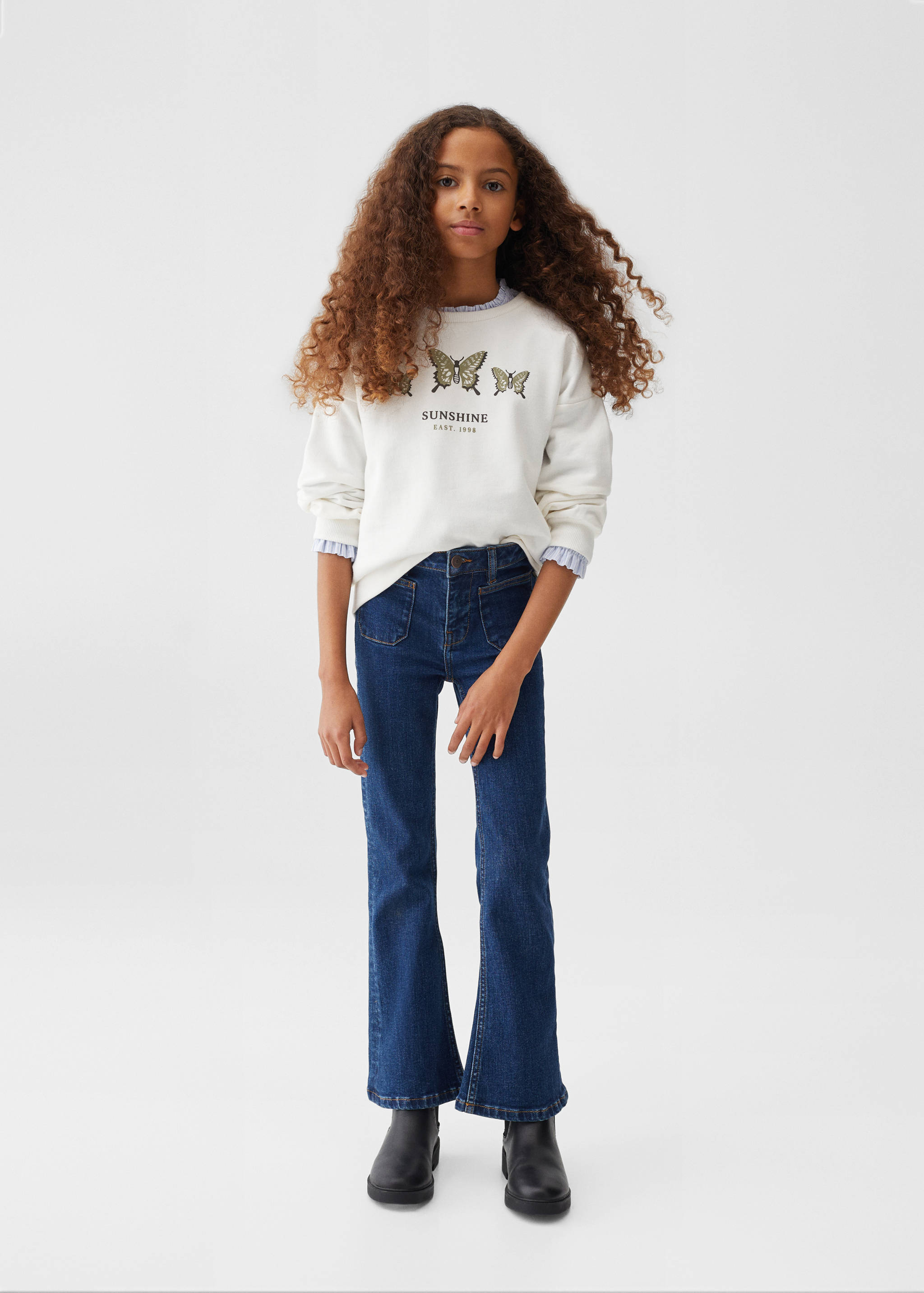 Sudadera estampado algodón - Plano general