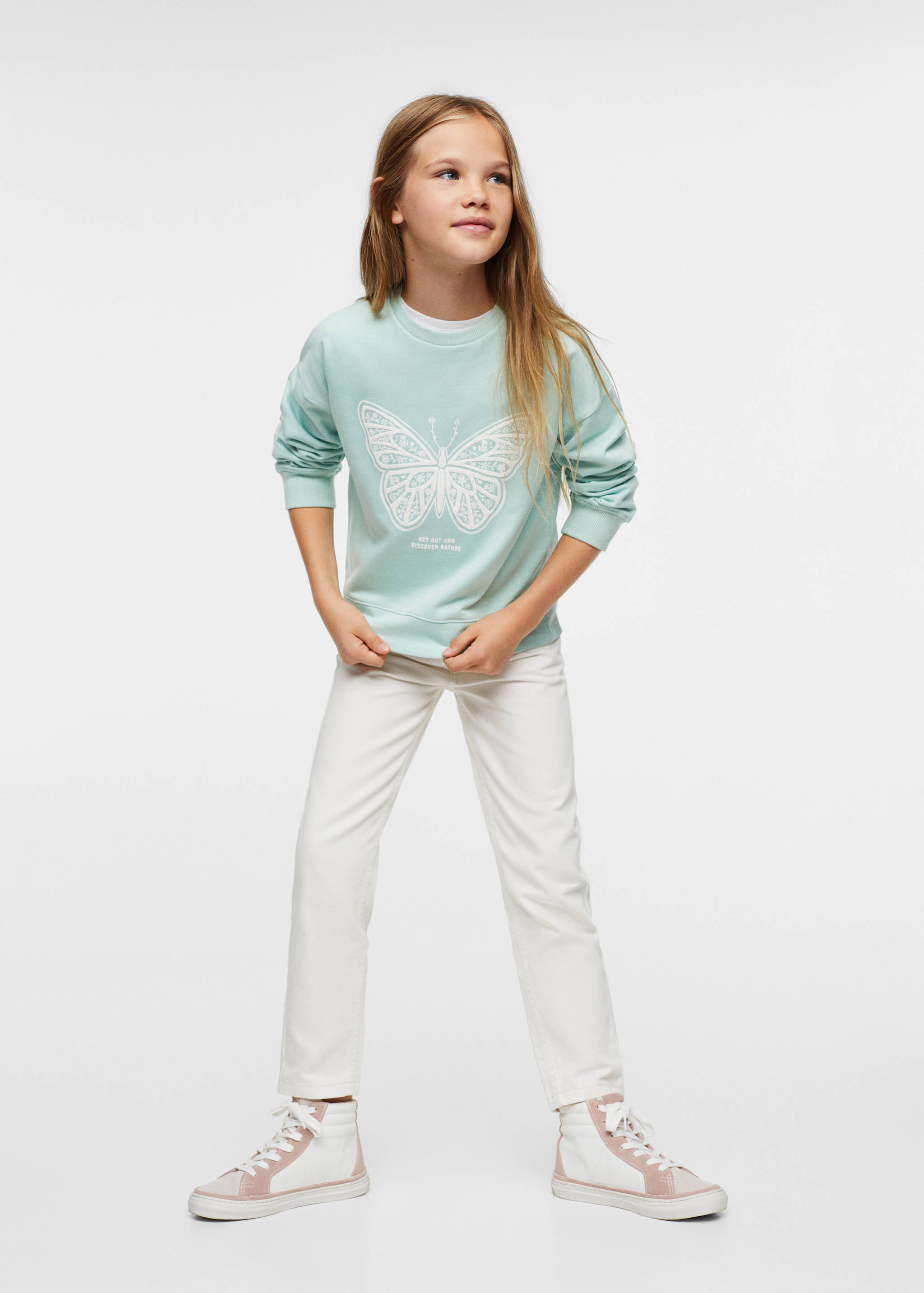 Sudadera estampado algodón - Plano general