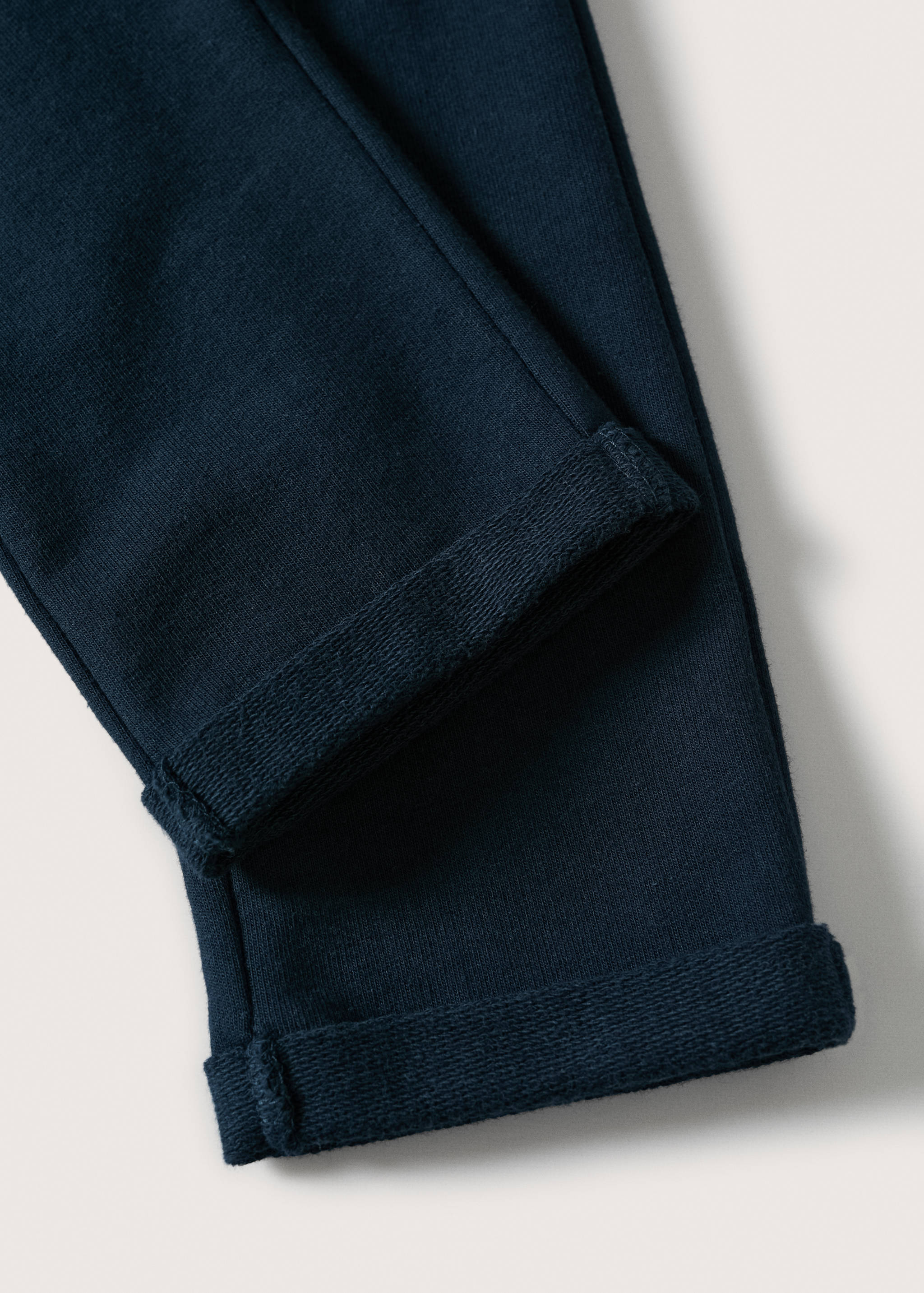 Cotton jogger-style trousers - Details of the article 8