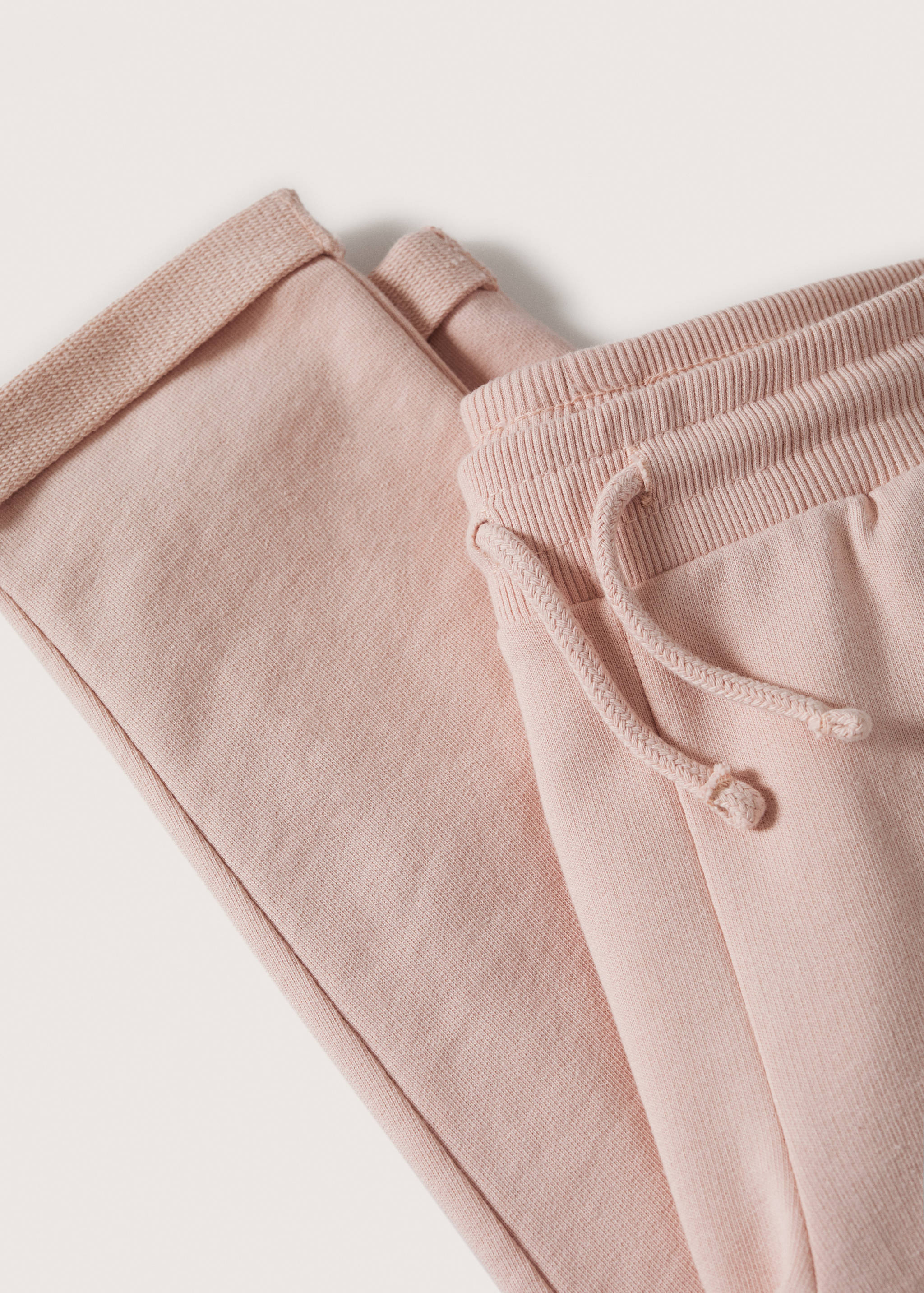 Cotton jogger-style trousers - Details of the article 8