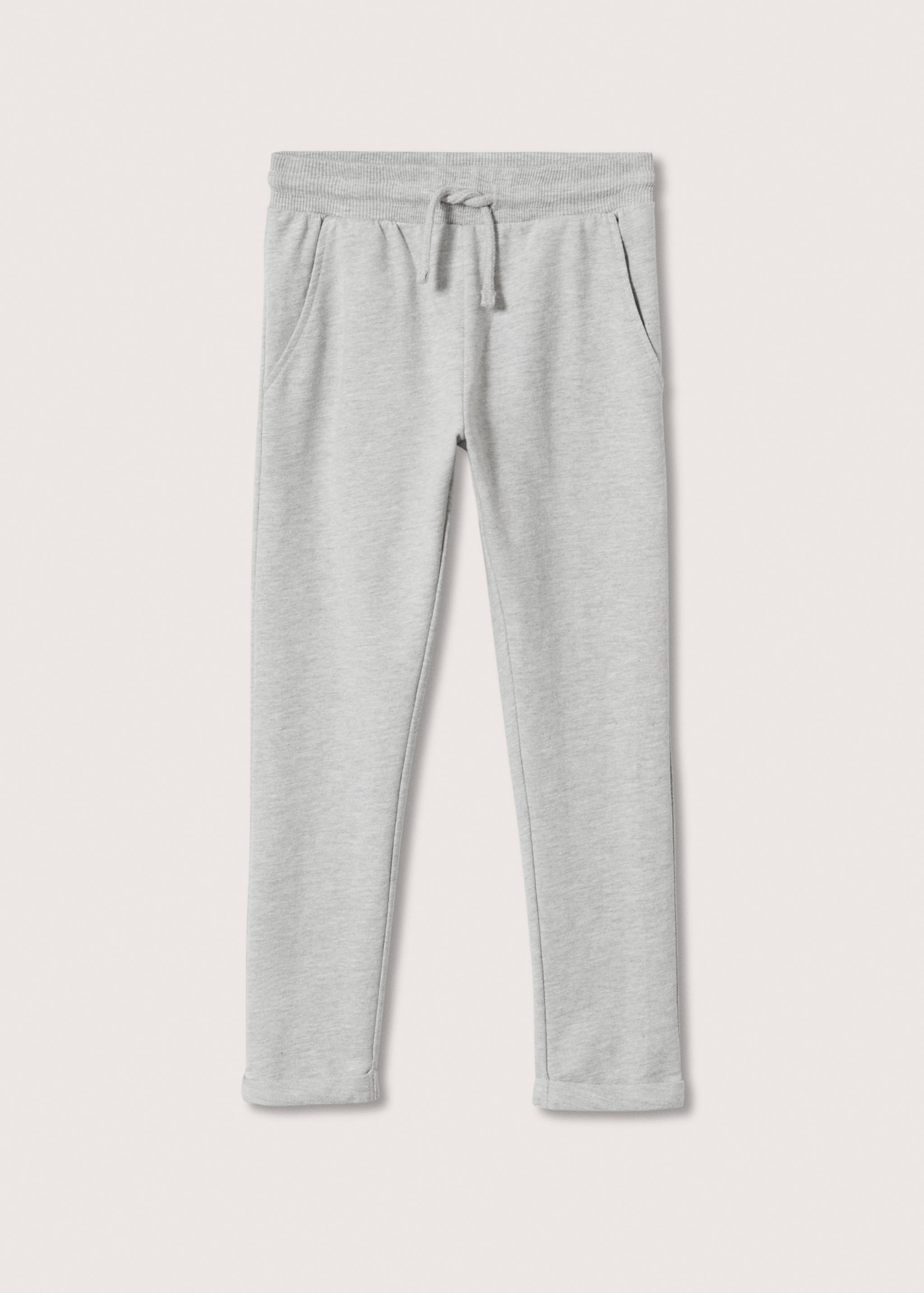 Cotton jogger-style trousers - General plane