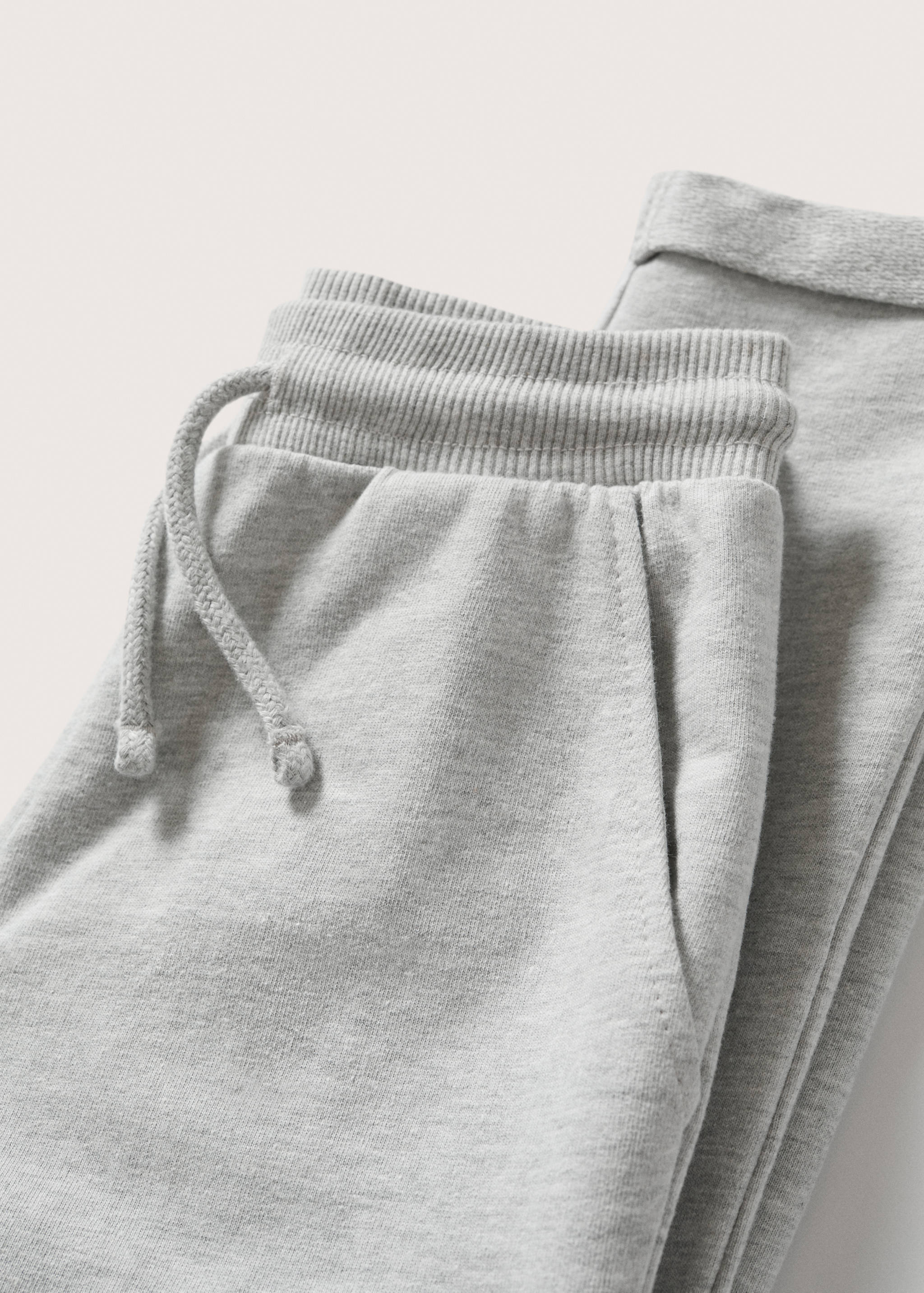 Cotton jogger-style trousers - Details of the article 8
