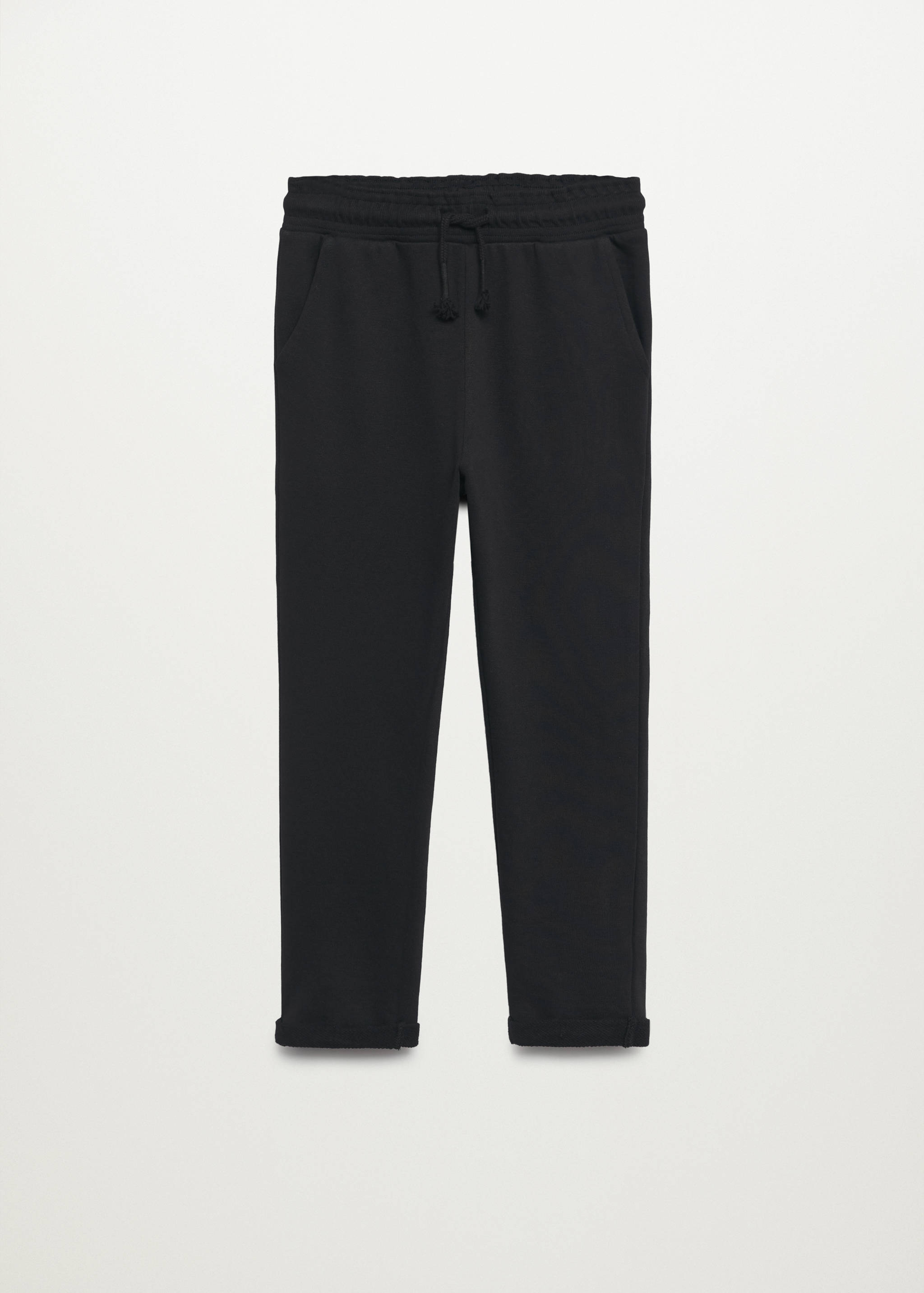 Cotton jogger-style trousers - General plane