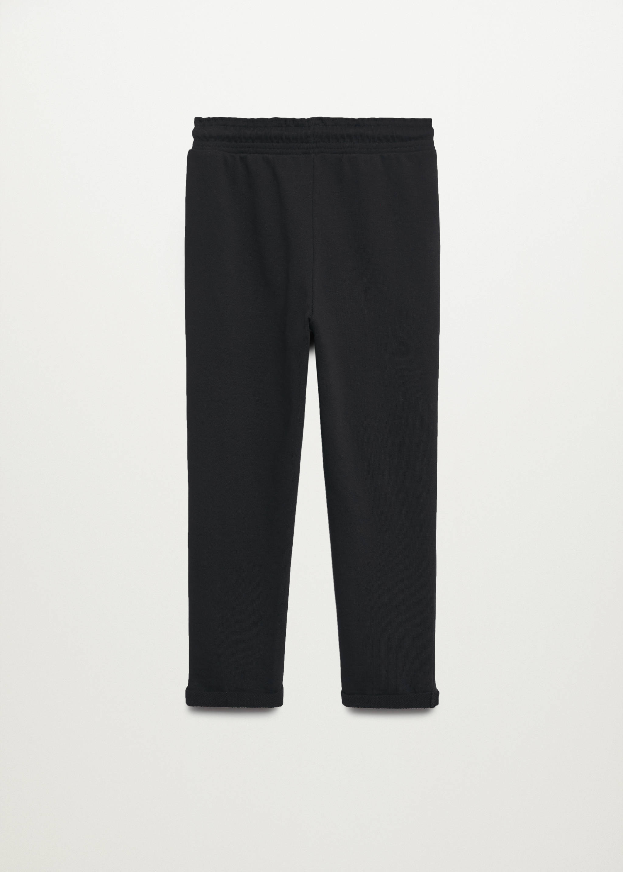 Cotton jogger-style trousers - Reverse of the article