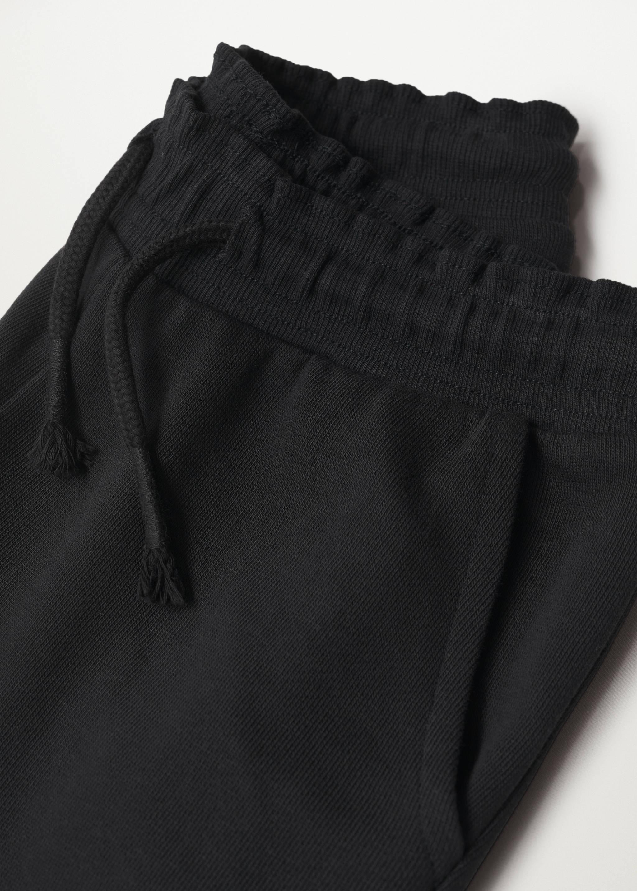 Cotton jogger-style trousers - Details of the article 8