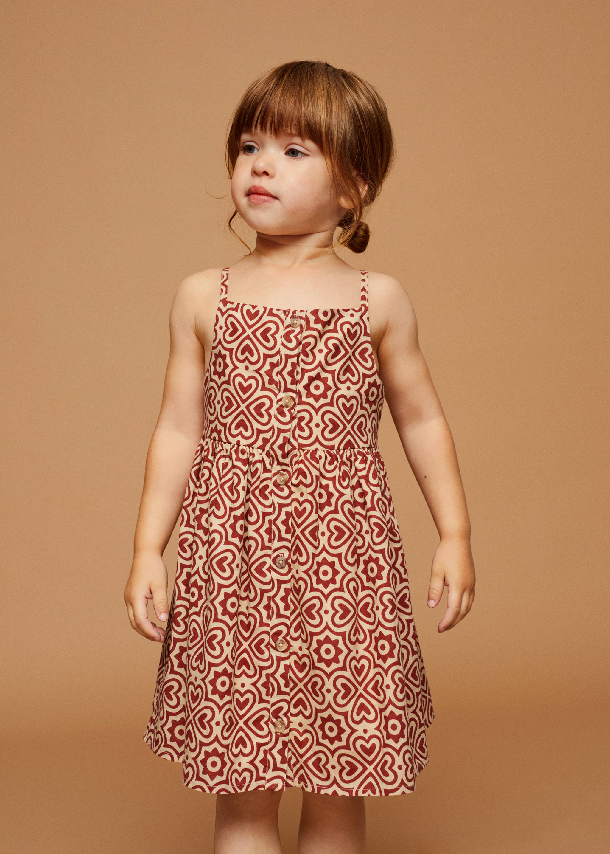Robe coton imprimée - Plan général