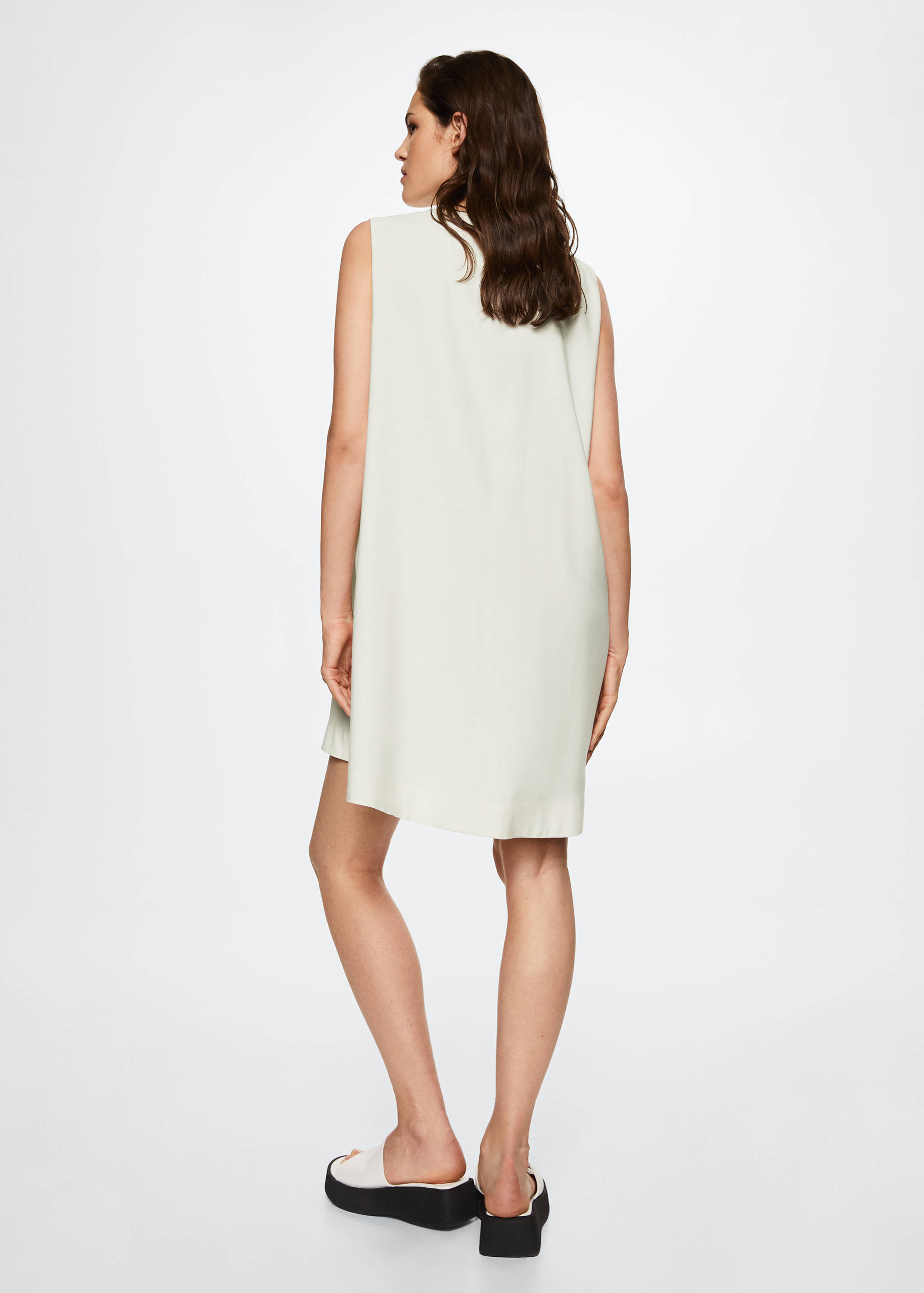 Oversize fluid dress - Reverse of the article