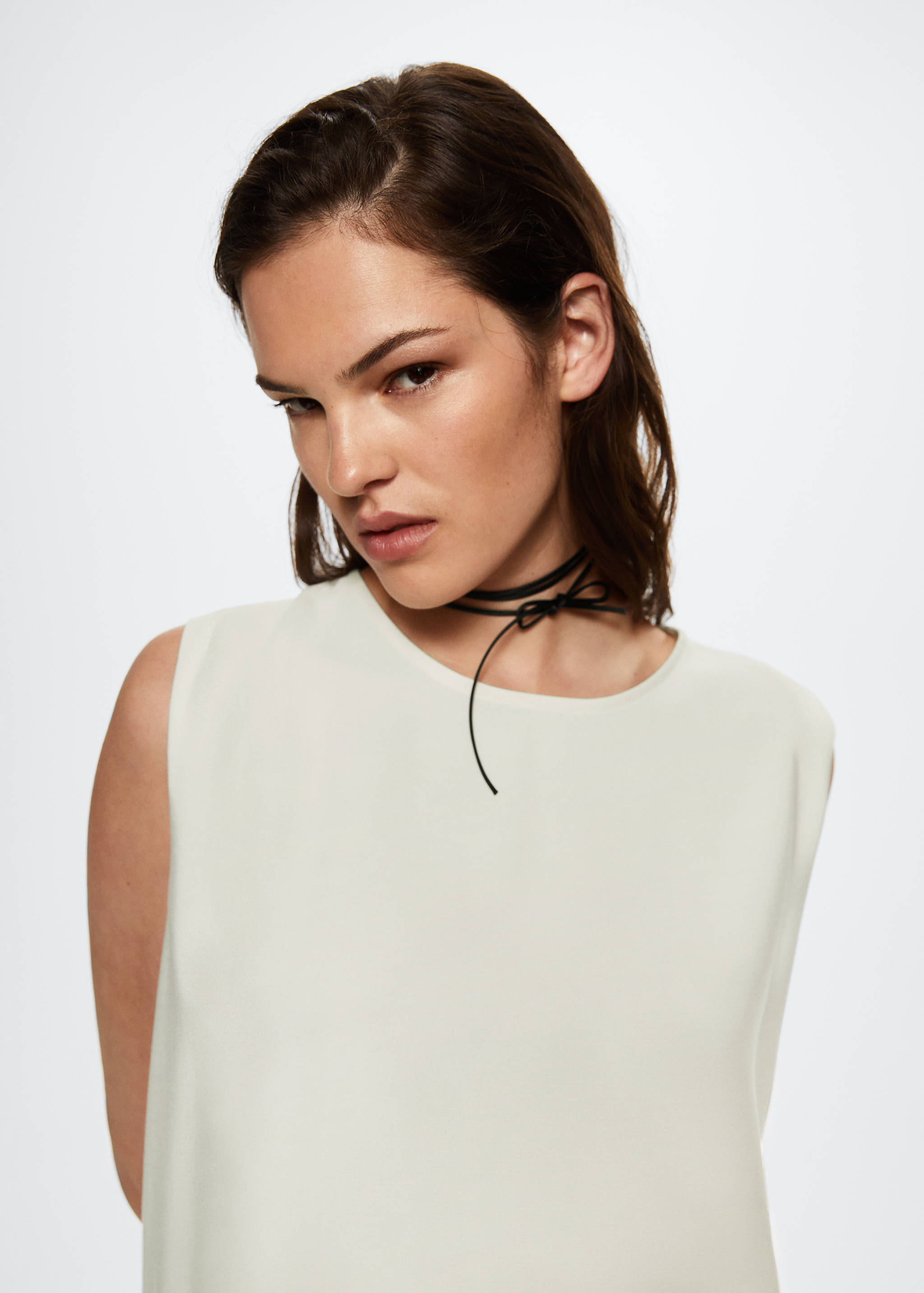 Oversize fluid dress - Details of the article 2