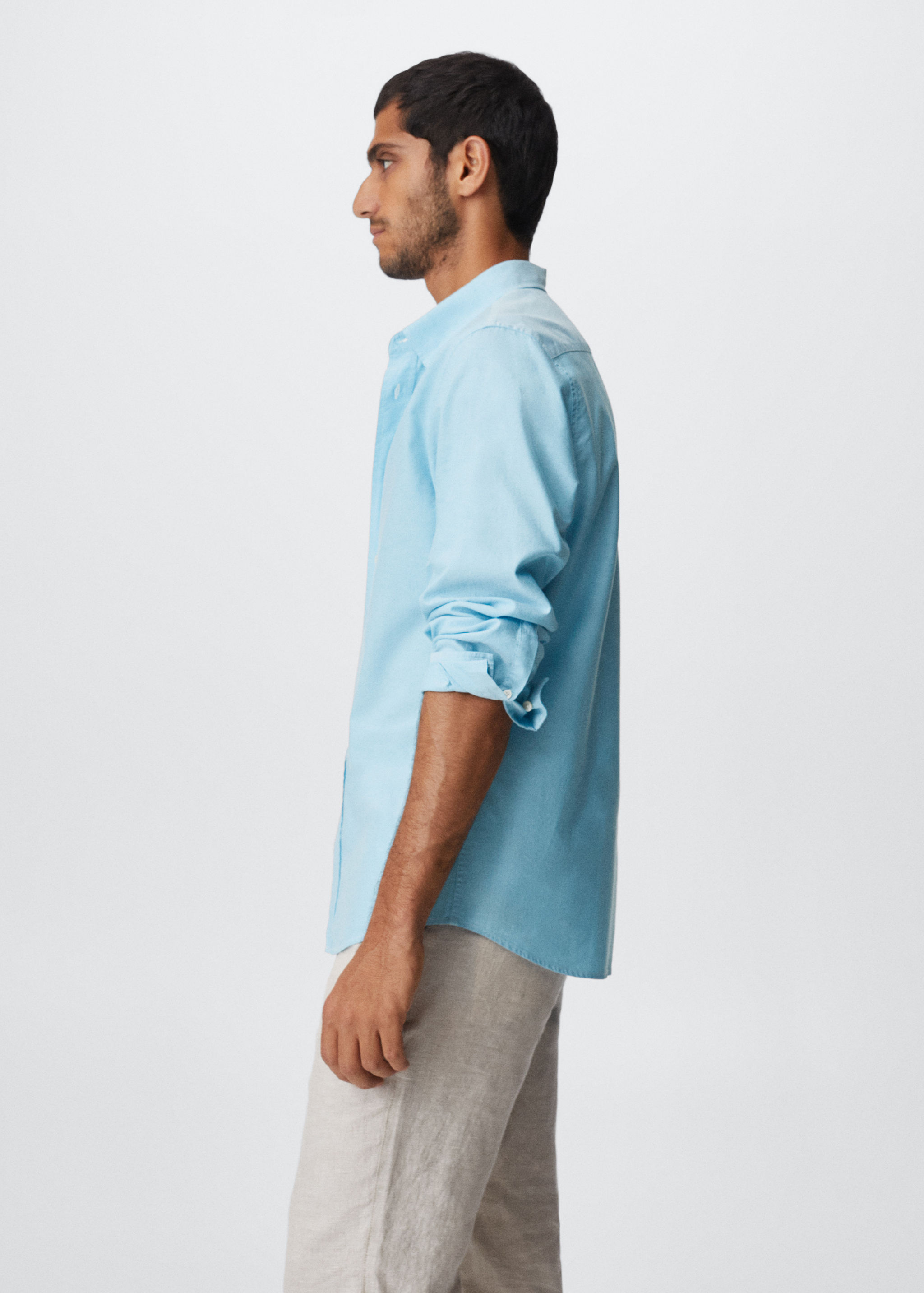 Regular fit cotton shirt - Details of the article 2