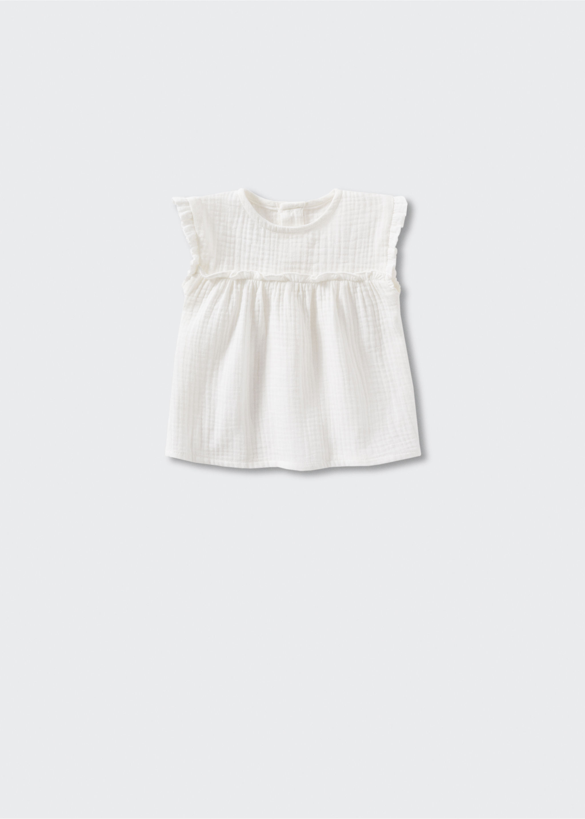 Ruffled cotton blouse - Article without model