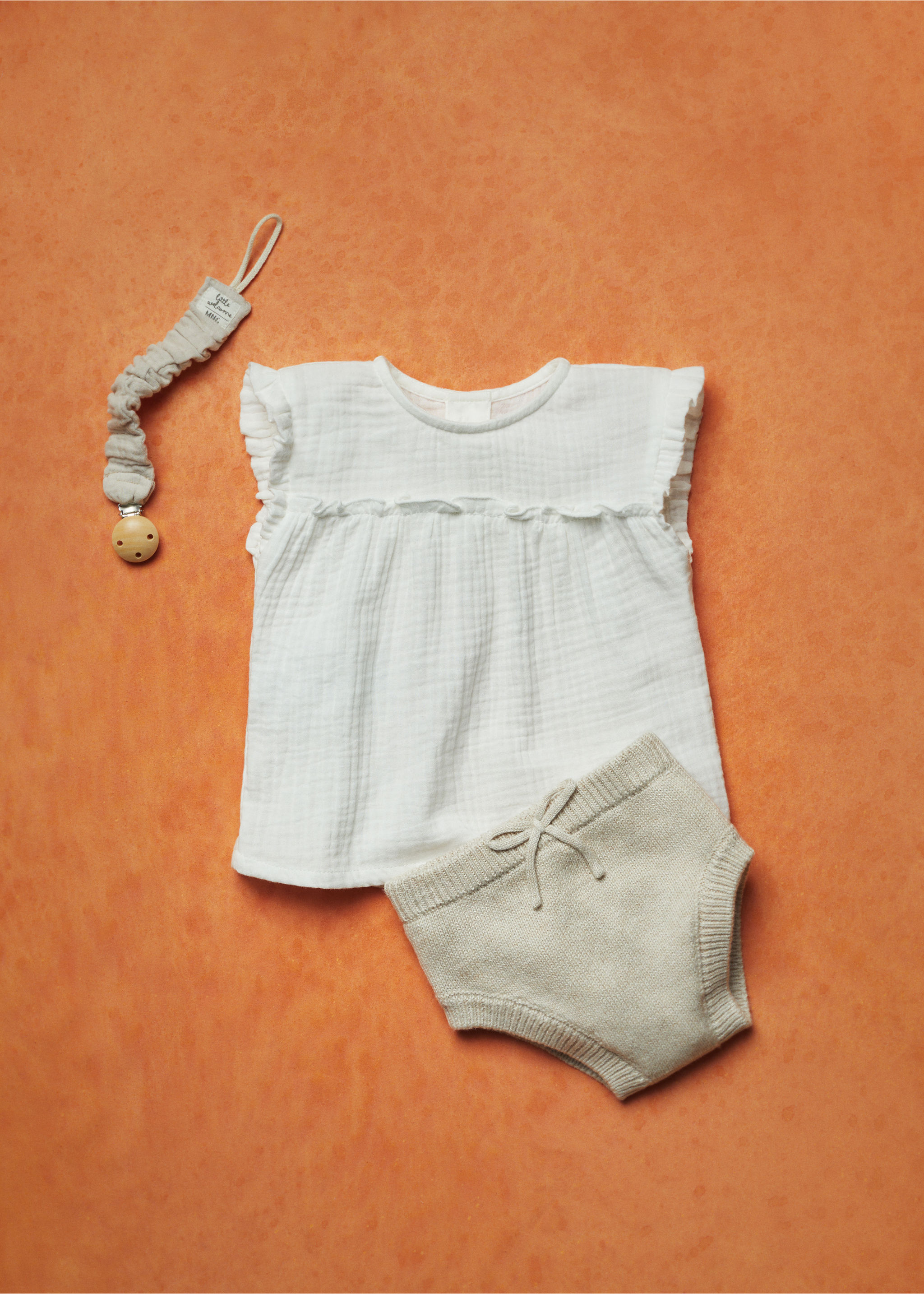 Ruffled cotton blouse - Details of the article 5