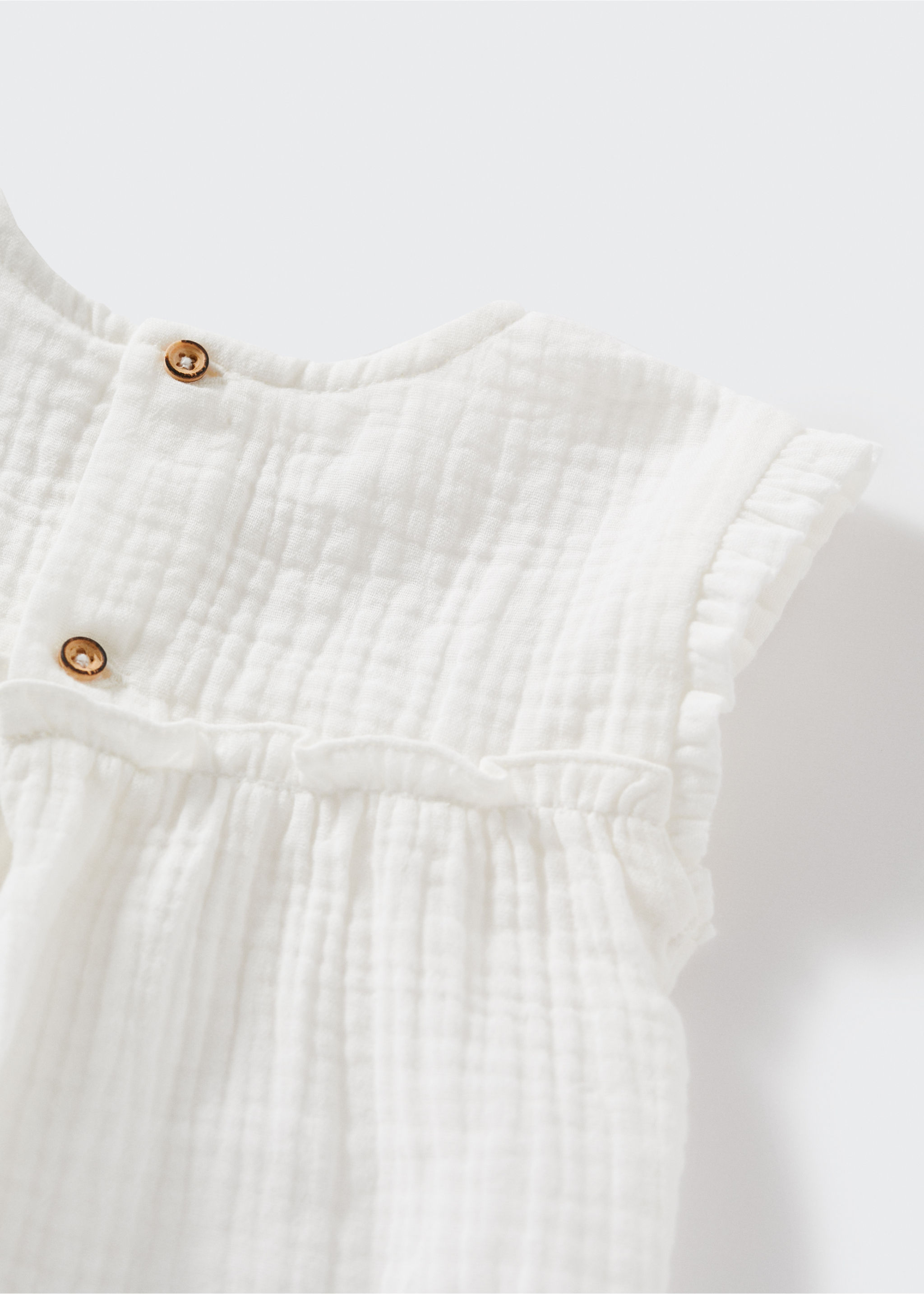 Ruffled cotton blouse - Details of the article 9