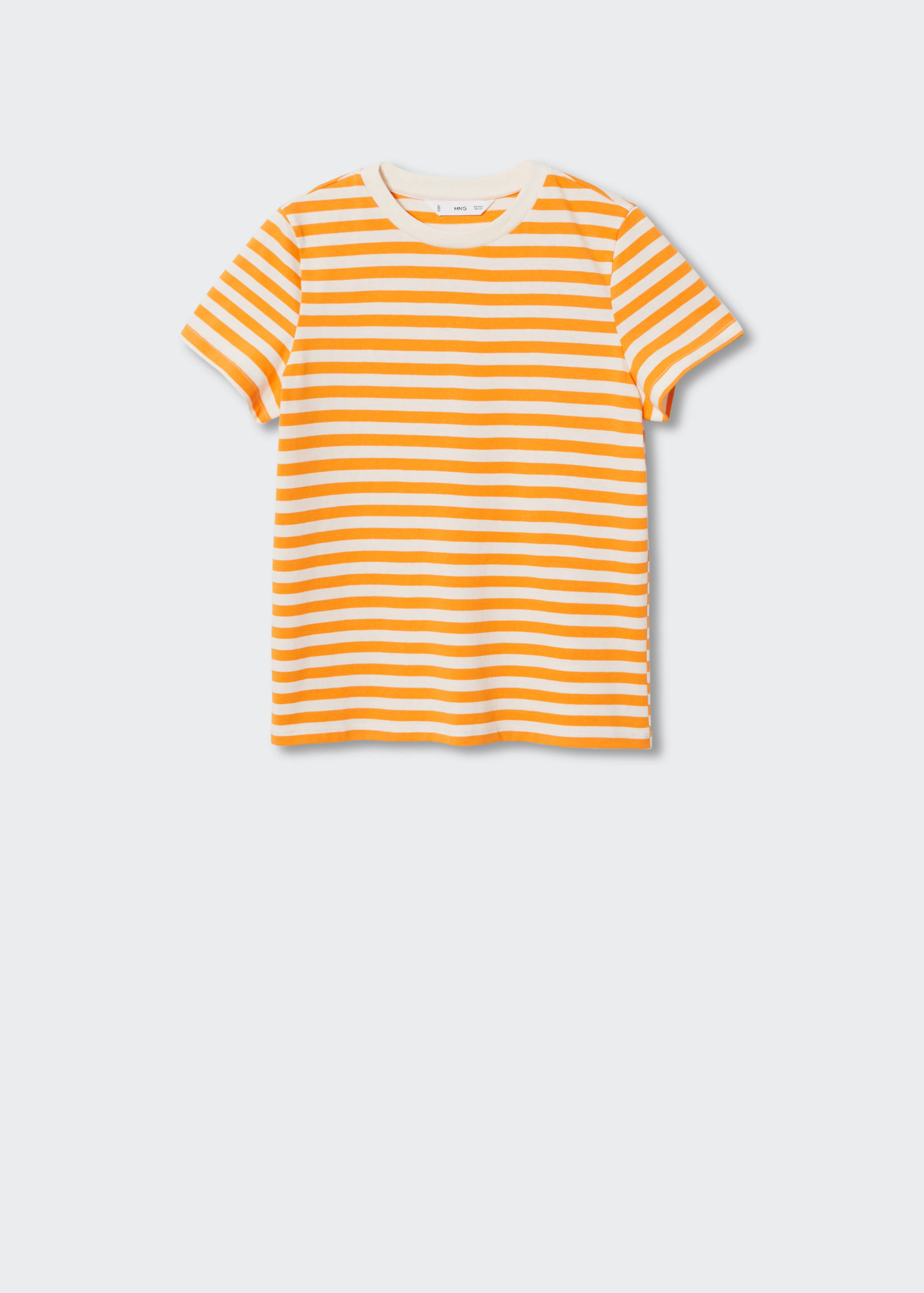Striped cotton T-shirt - Article without model