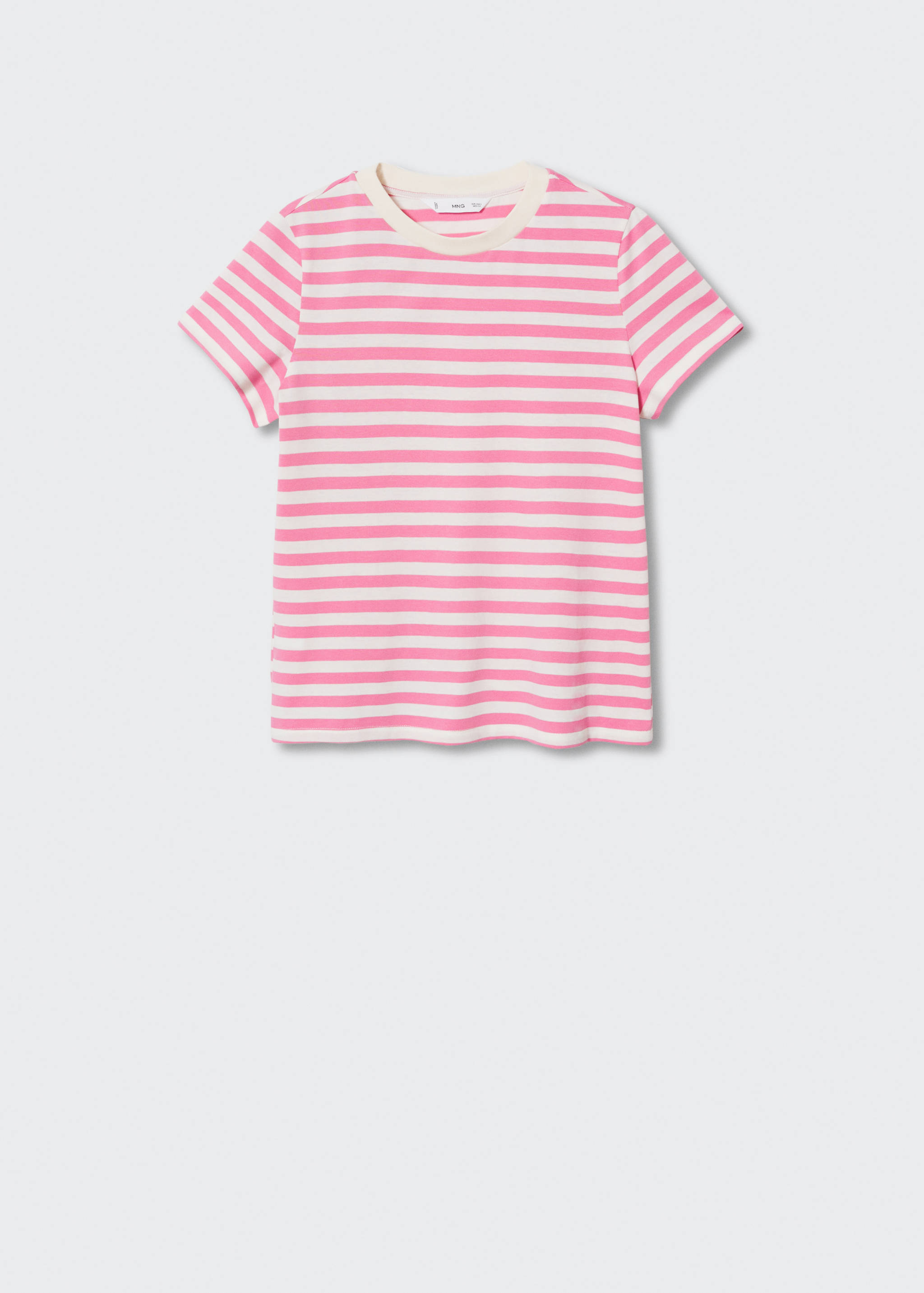 Striped cotton T-shirt - Article without model