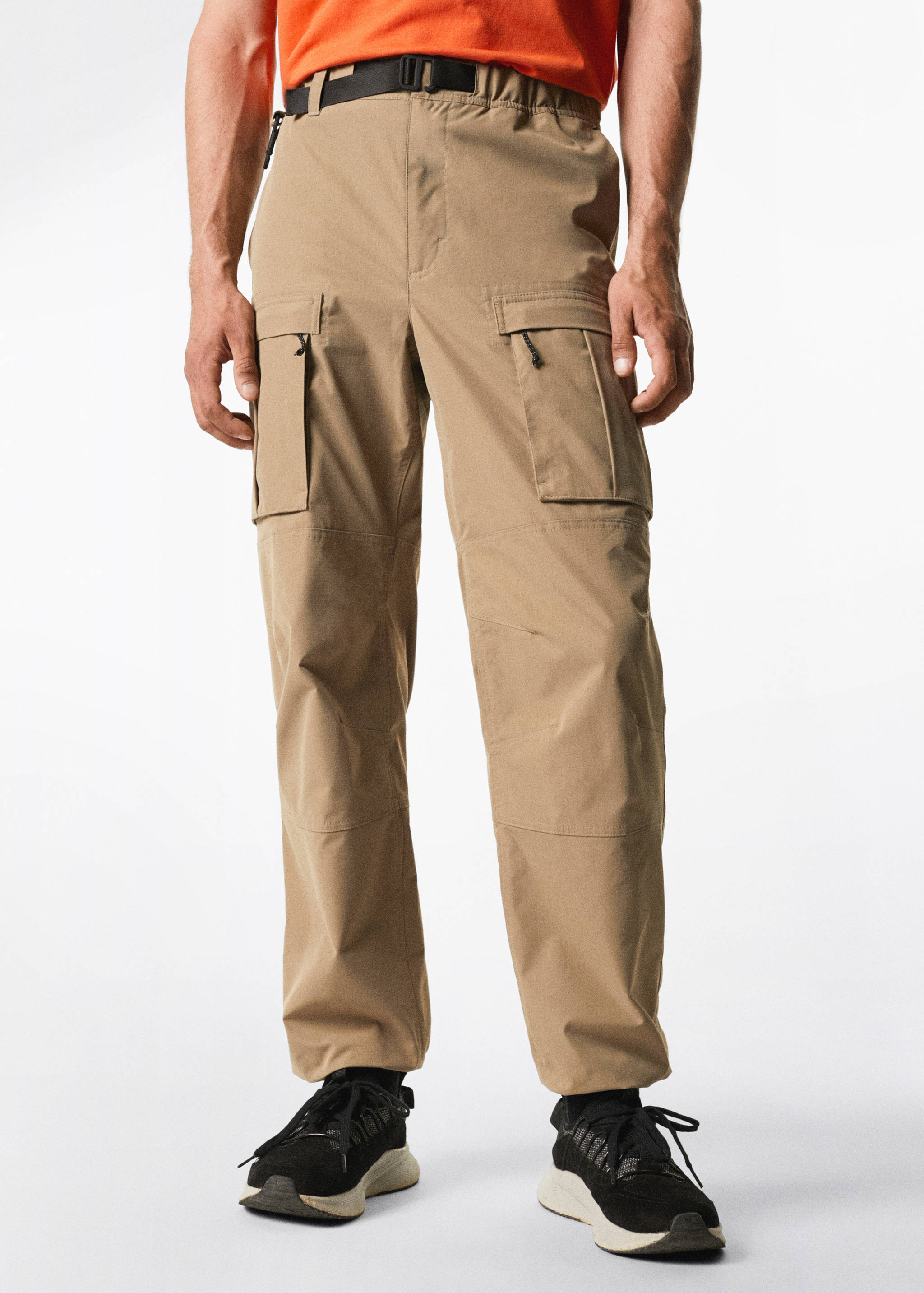 Waterproof cargo trousers - Medium plane