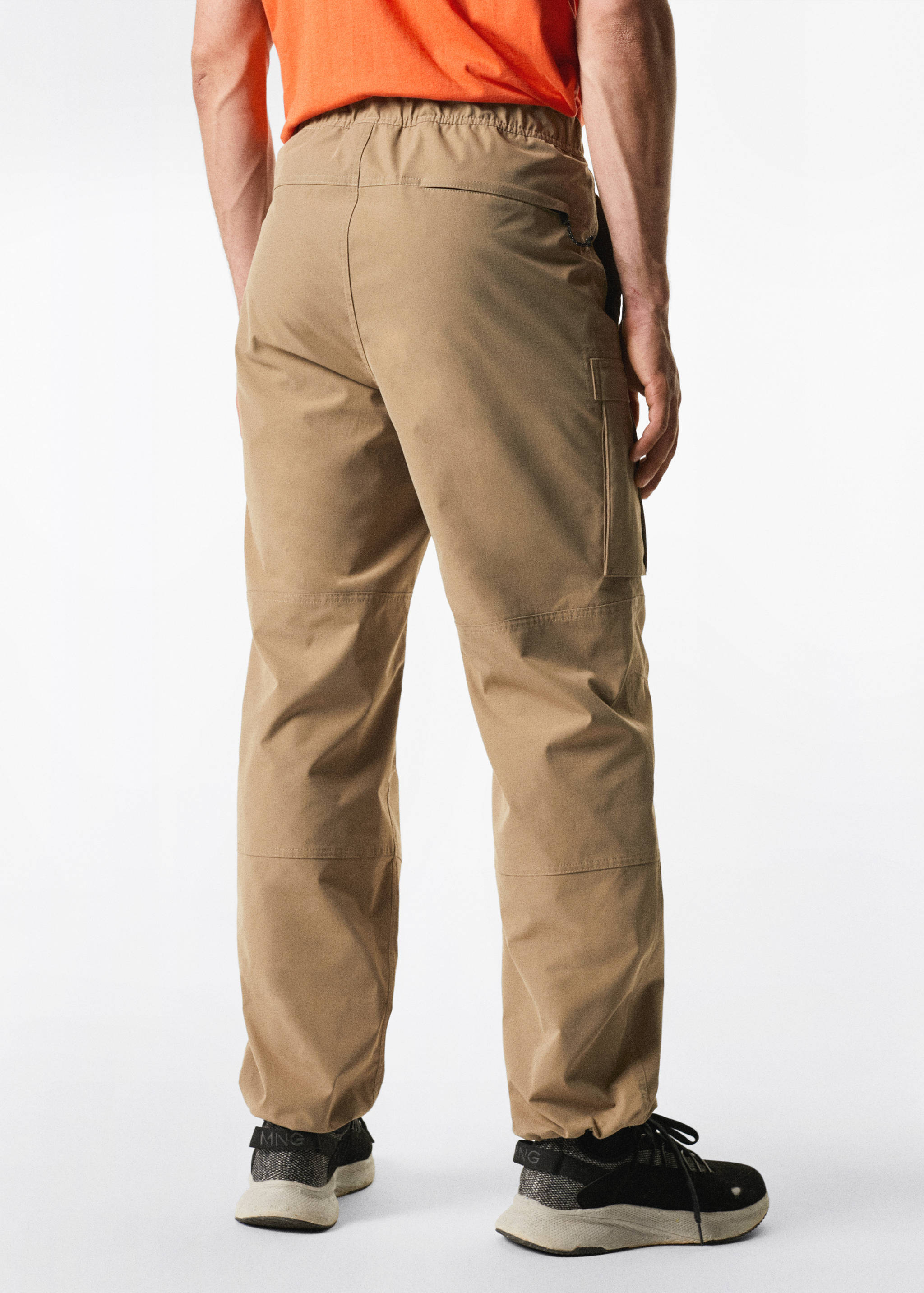 Waterproof cargo trousers - Reverse of the article