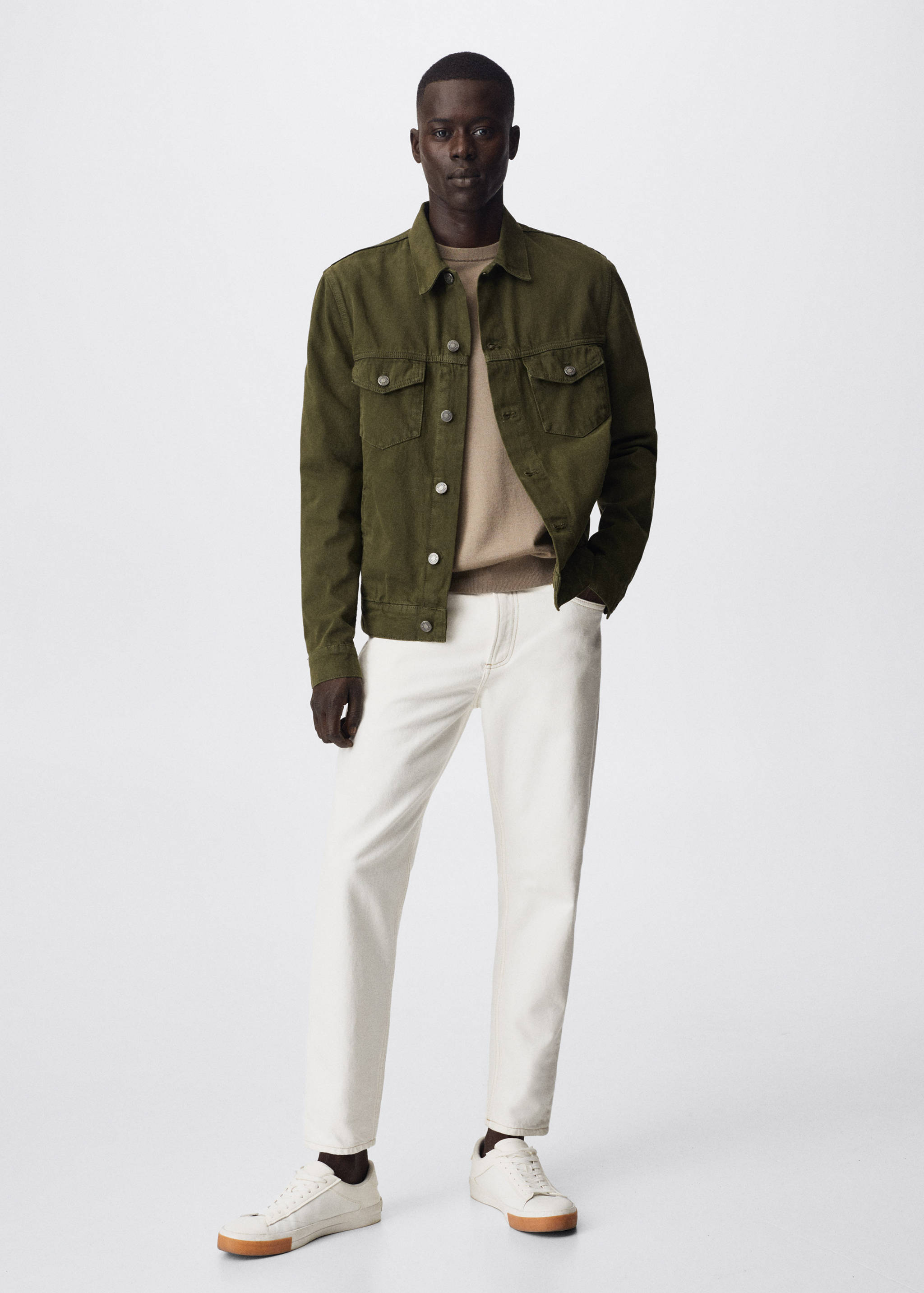 Blouson jean poches - Plan général