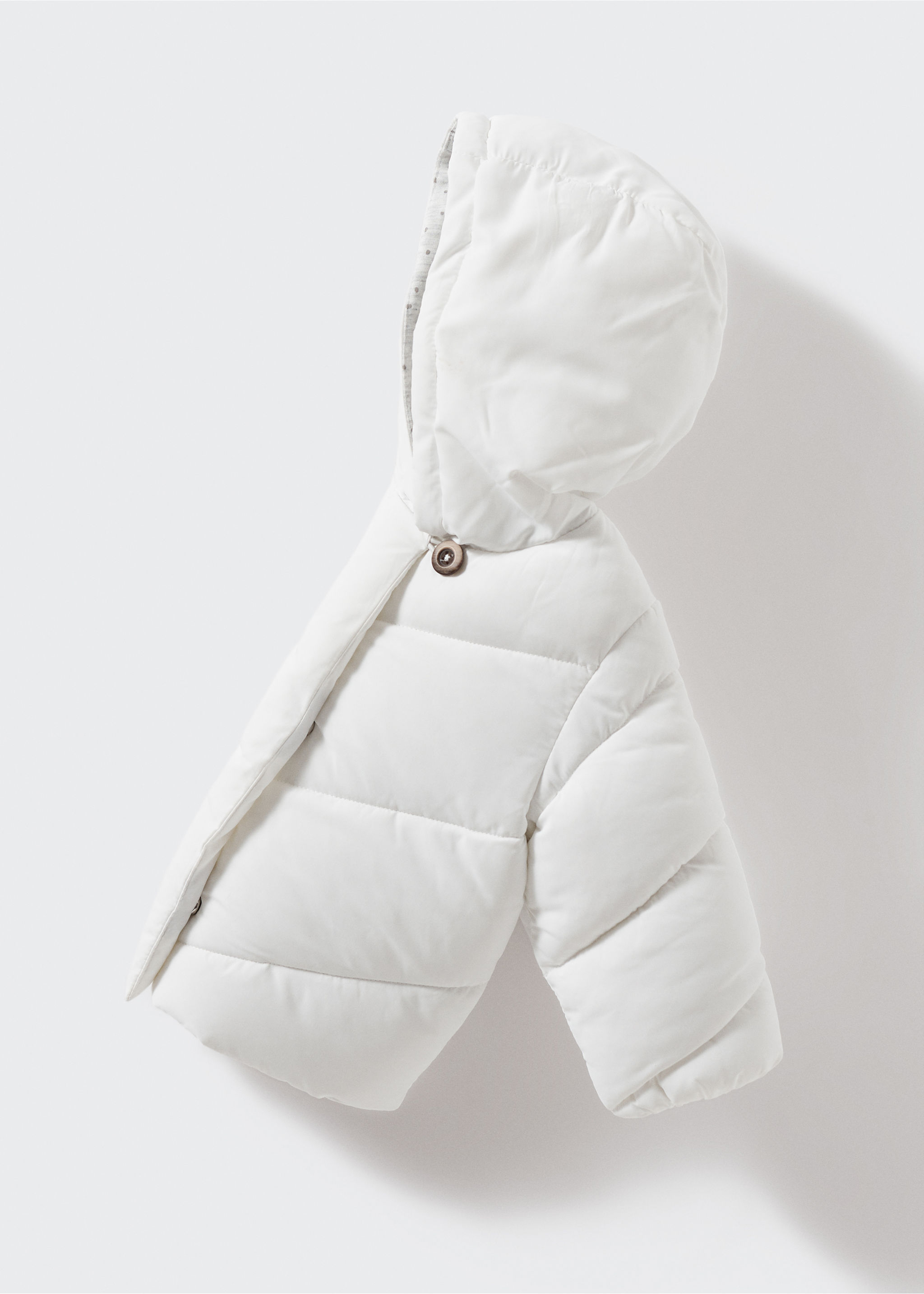 Quilted buttoned coat - Details of the article 8