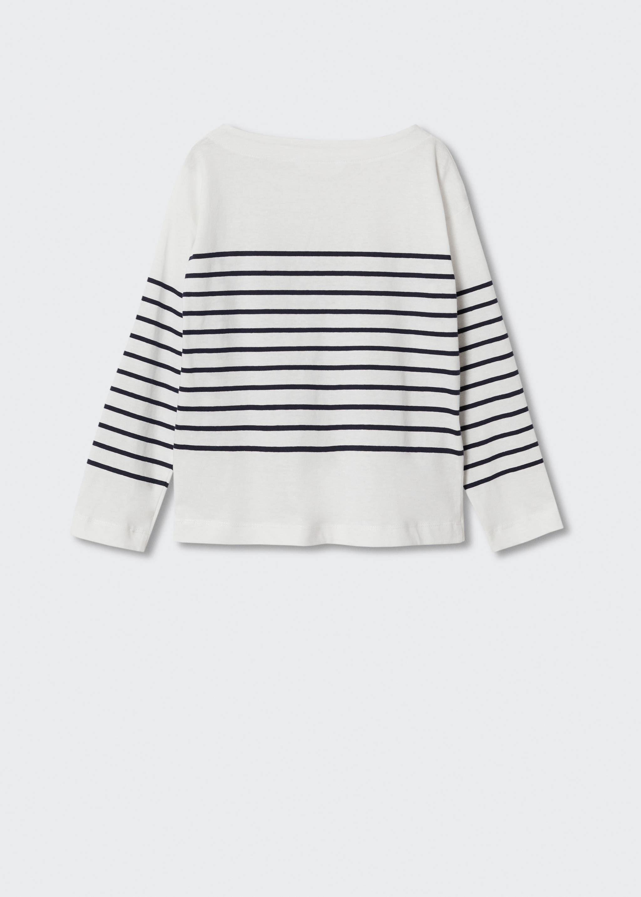 Striped long sleeves t-shirt - Reverse of the article