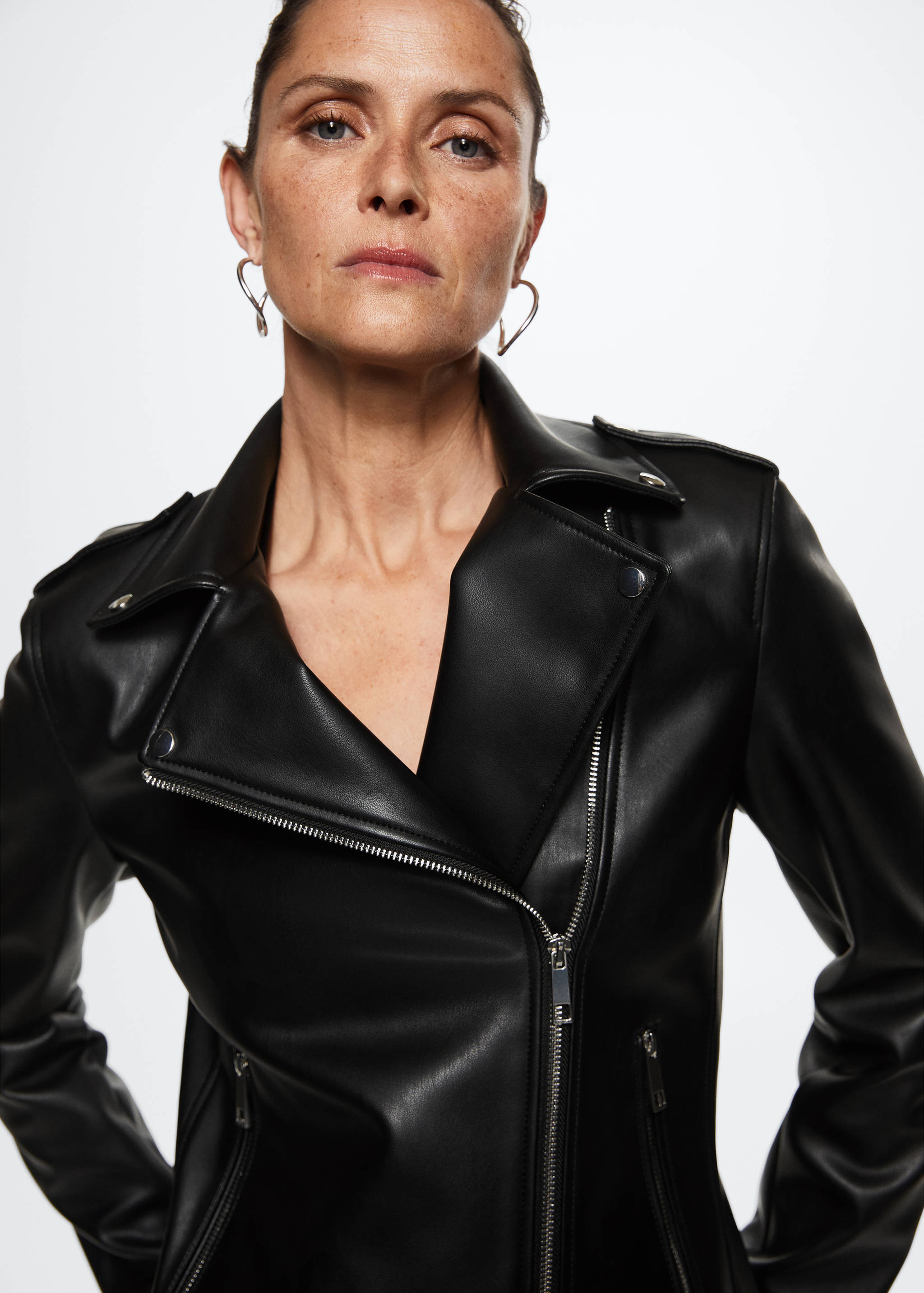 Bikerjacke mit Leder-Effekt - Detail des Artikels 1