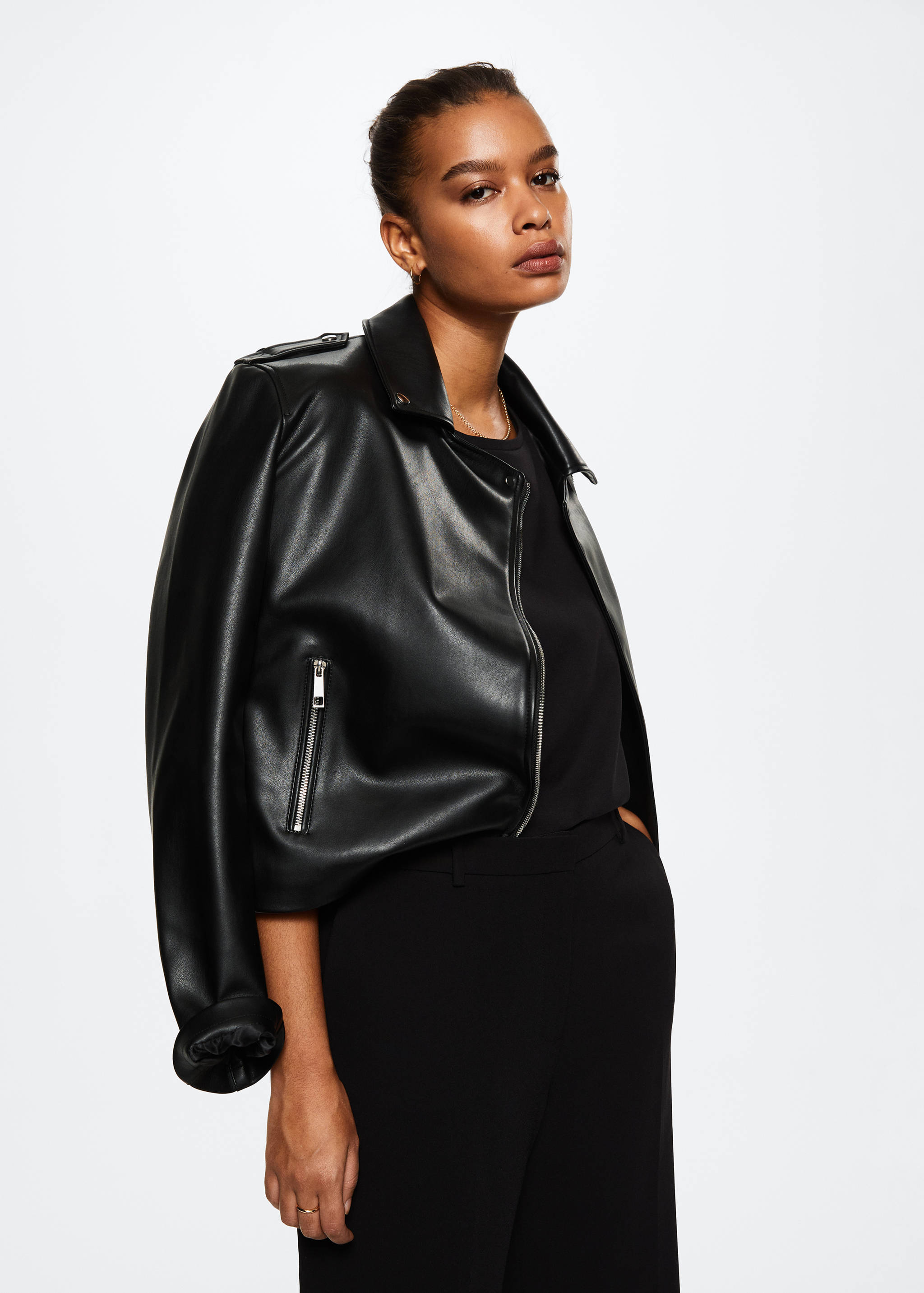Bikerjacke mit Leder-Effekt - Detail des Artikels 5