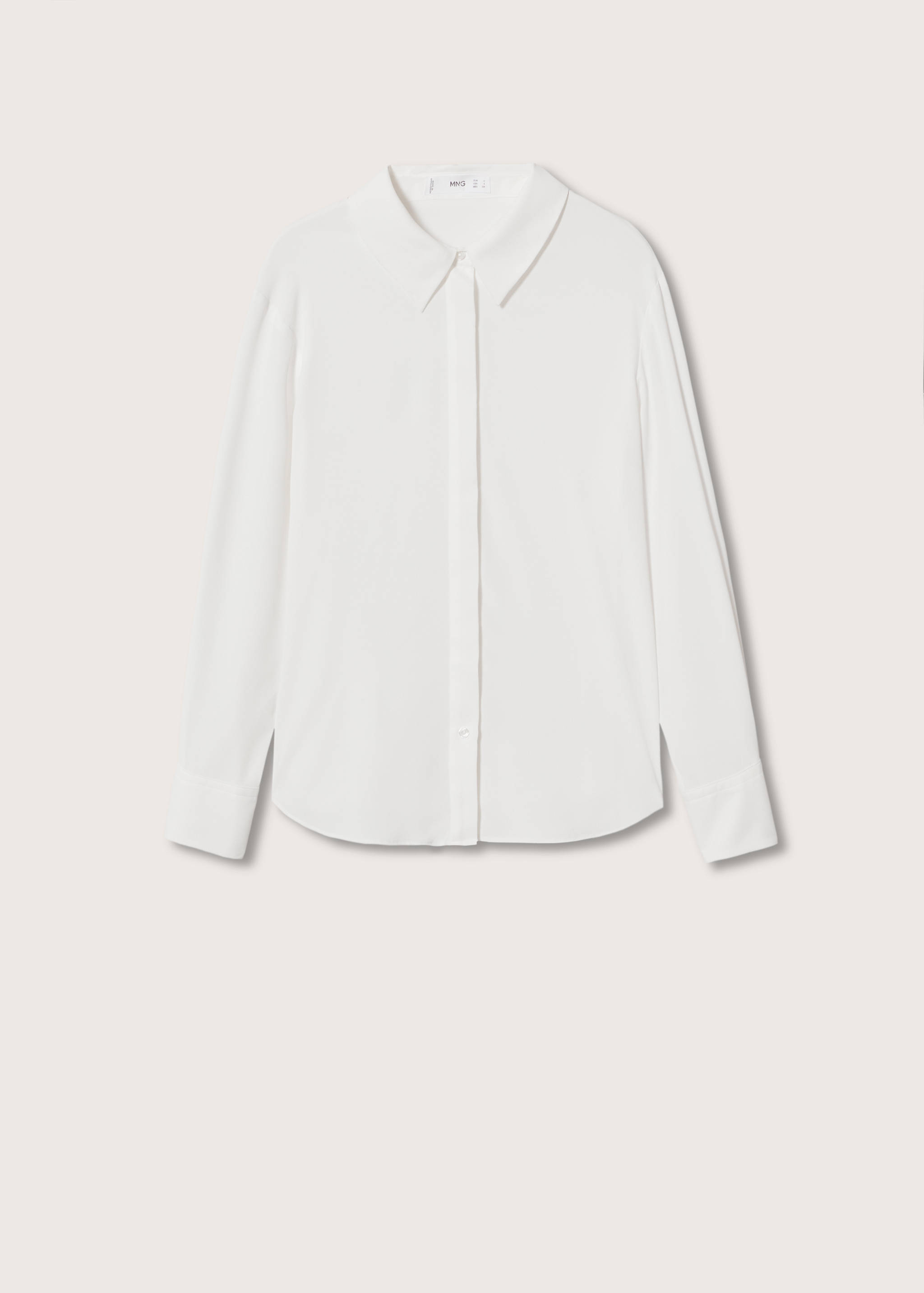 Buttoned flowy shirt - Article without model
