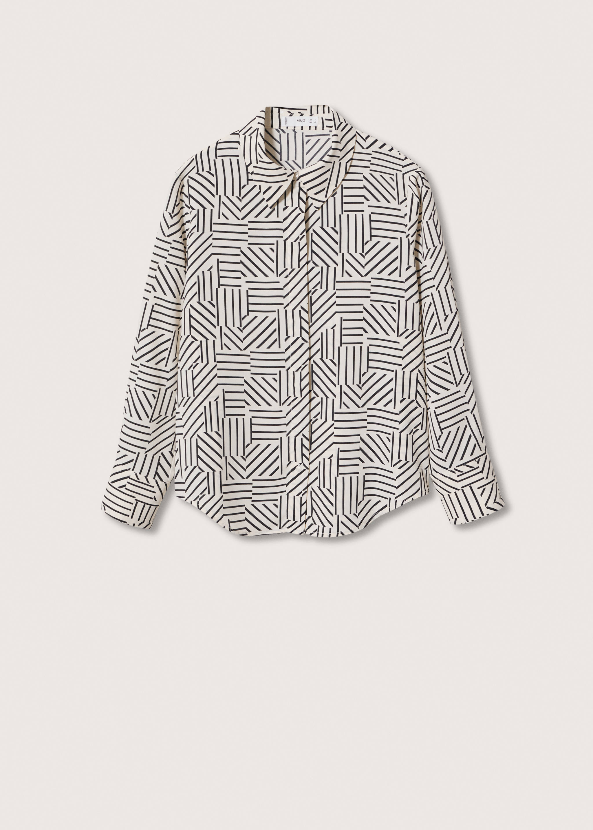 Buttoned flowy shirt - Article without model