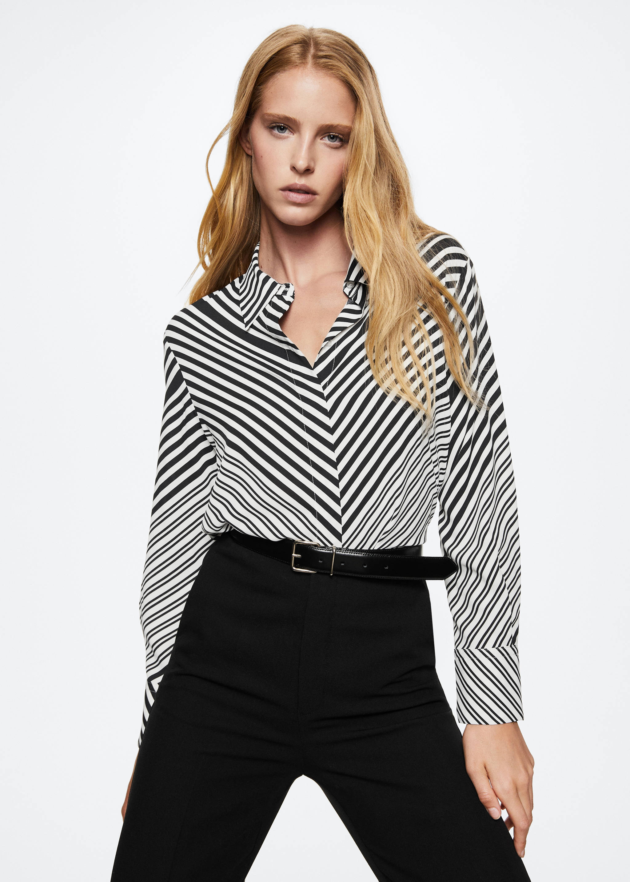 Buttoned flowy shirt - Medium plane