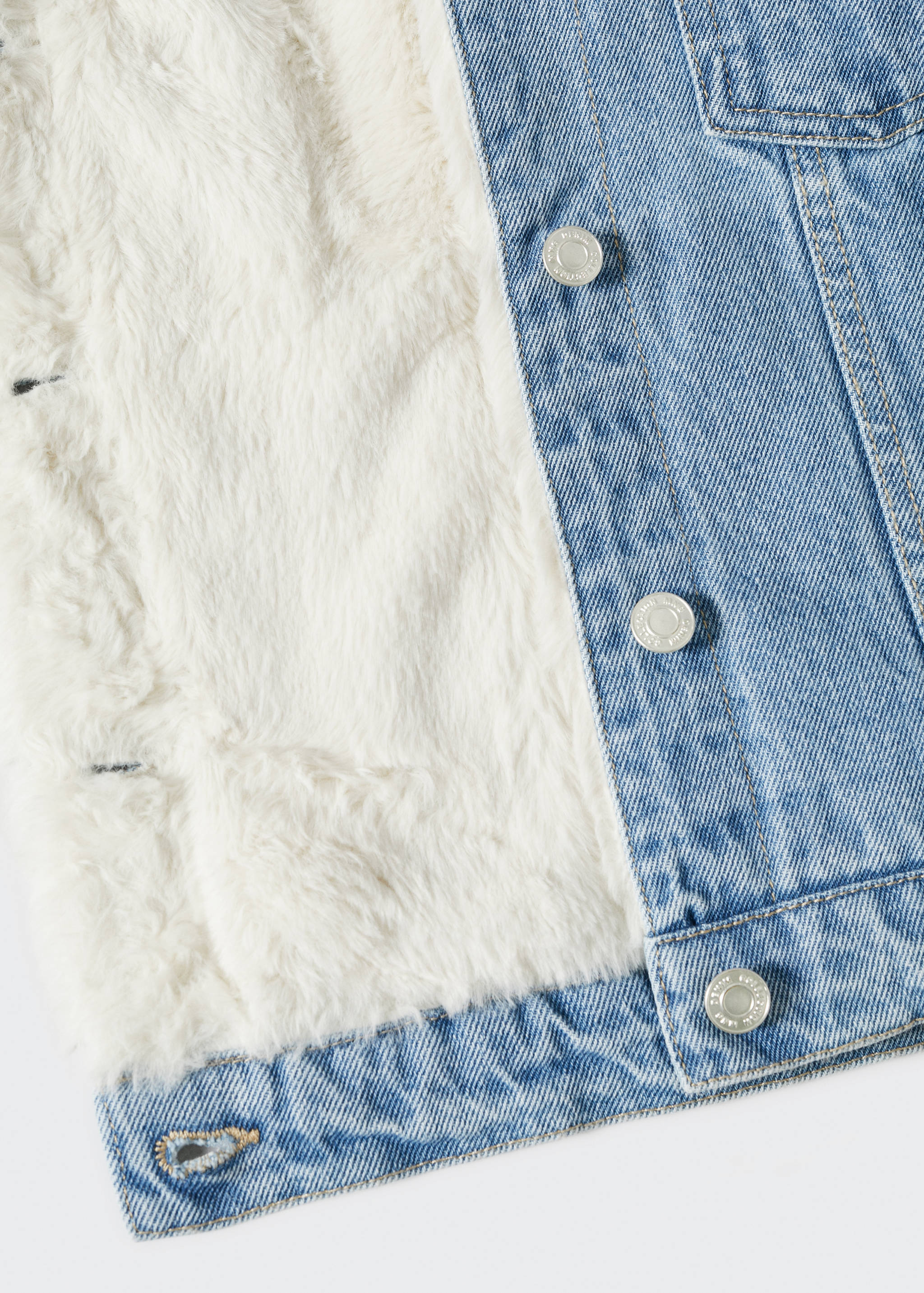 Blouson doublé imitation mouton - Détail de l'article 8