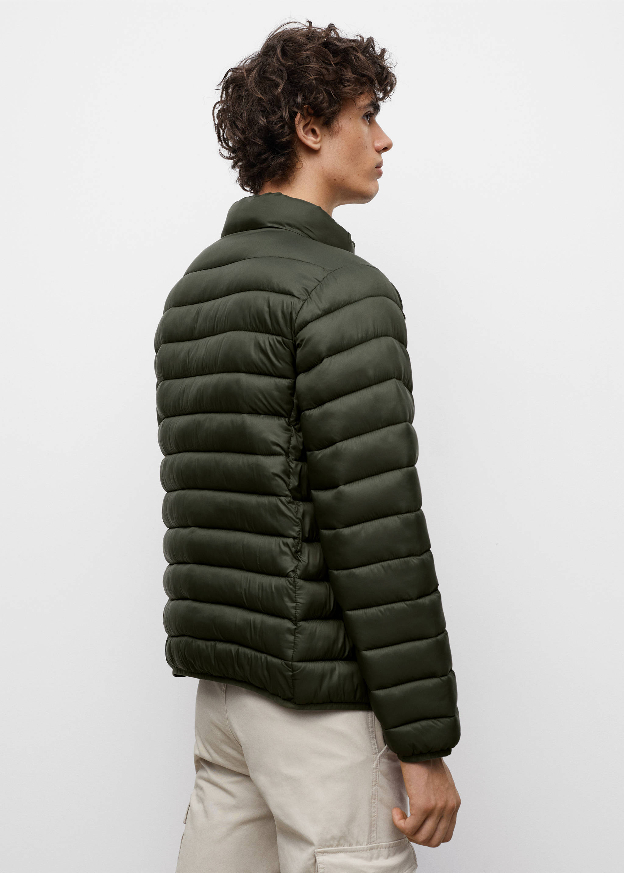 Anorak matelassé imperméable à losanges - Verso de l’article