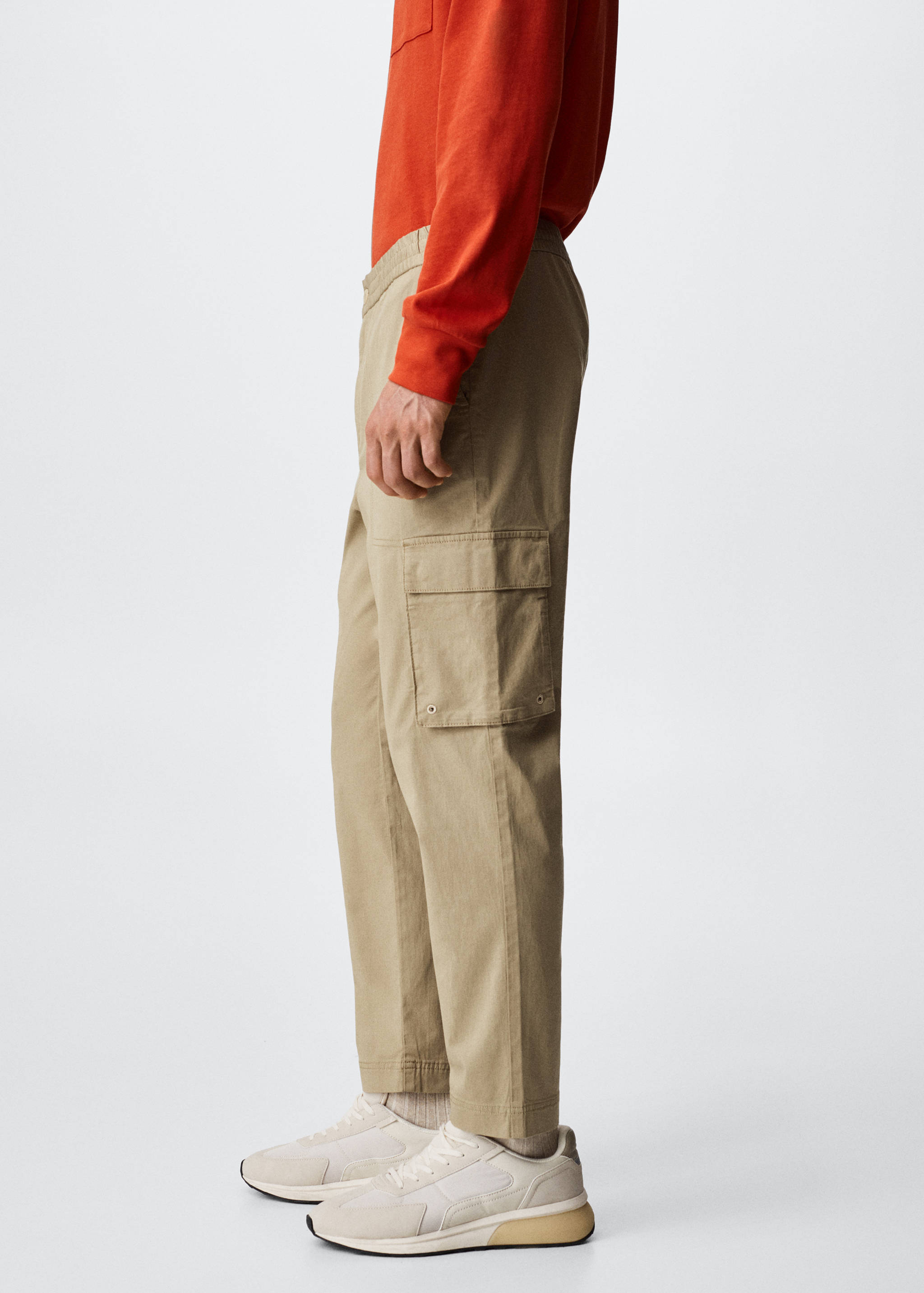 Cotton cargo trousers - Details of the article 2
