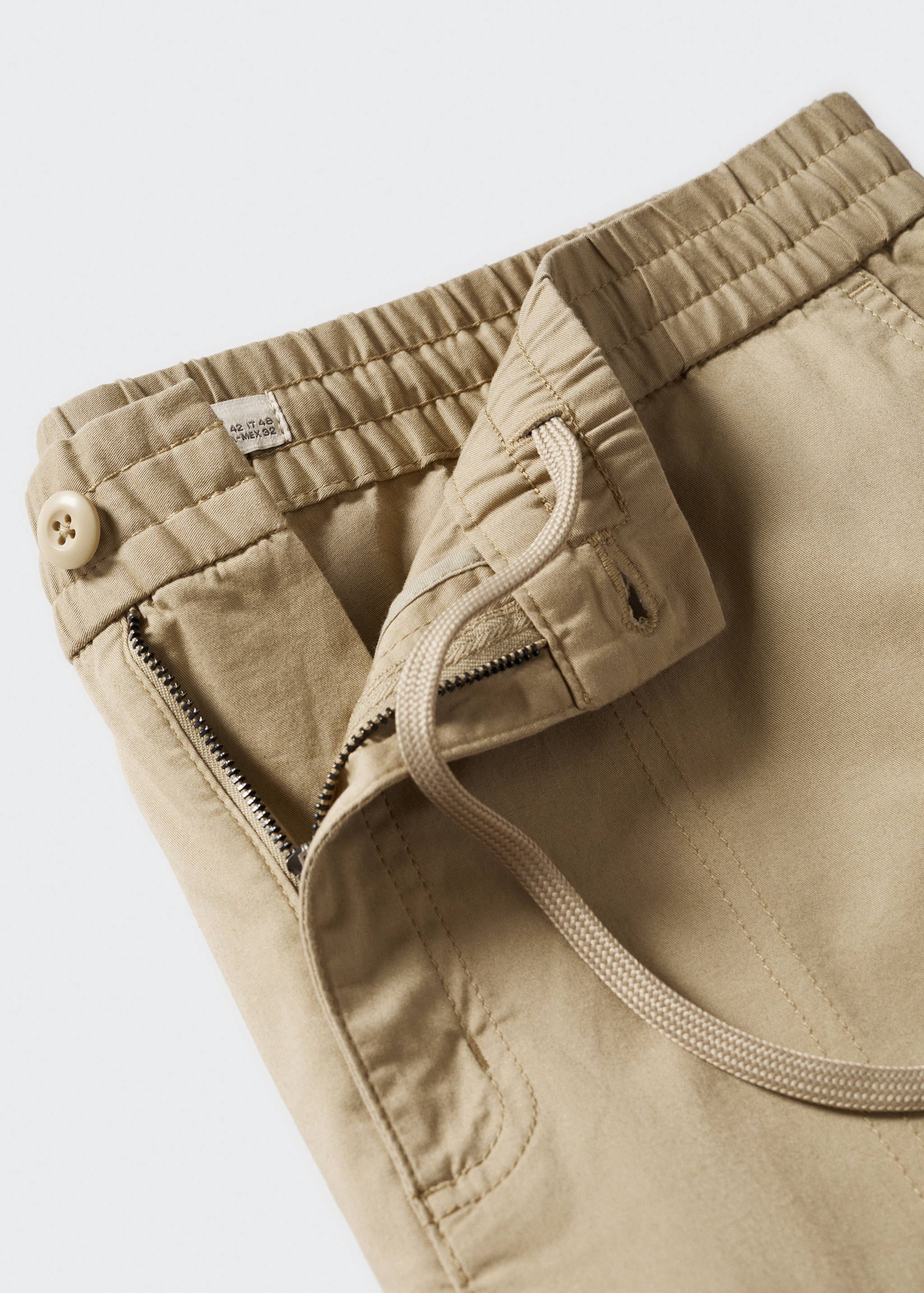 Cotton cargo trousers - Details of the article 7