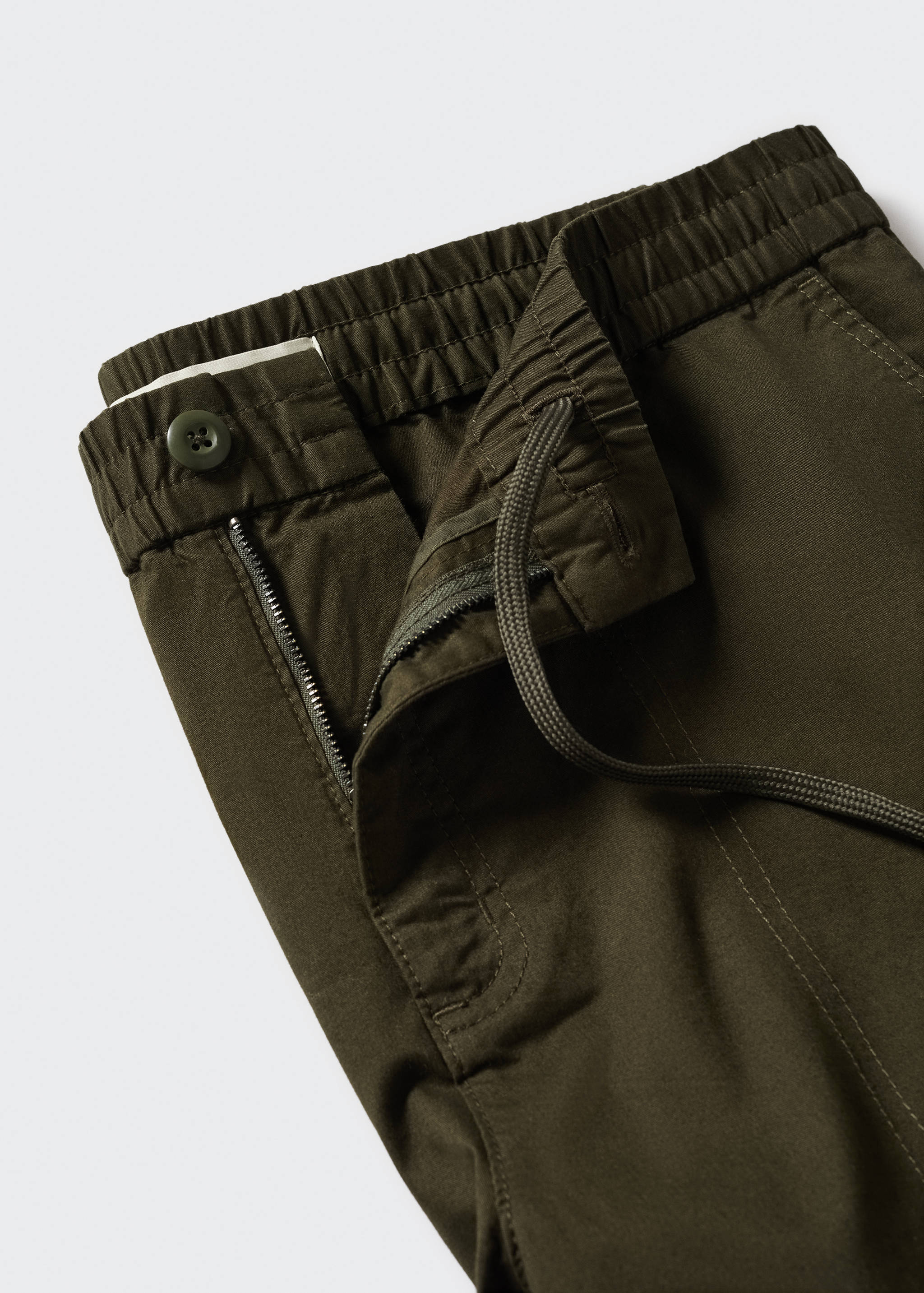 Cotton cargo trousers - Details of the article 7