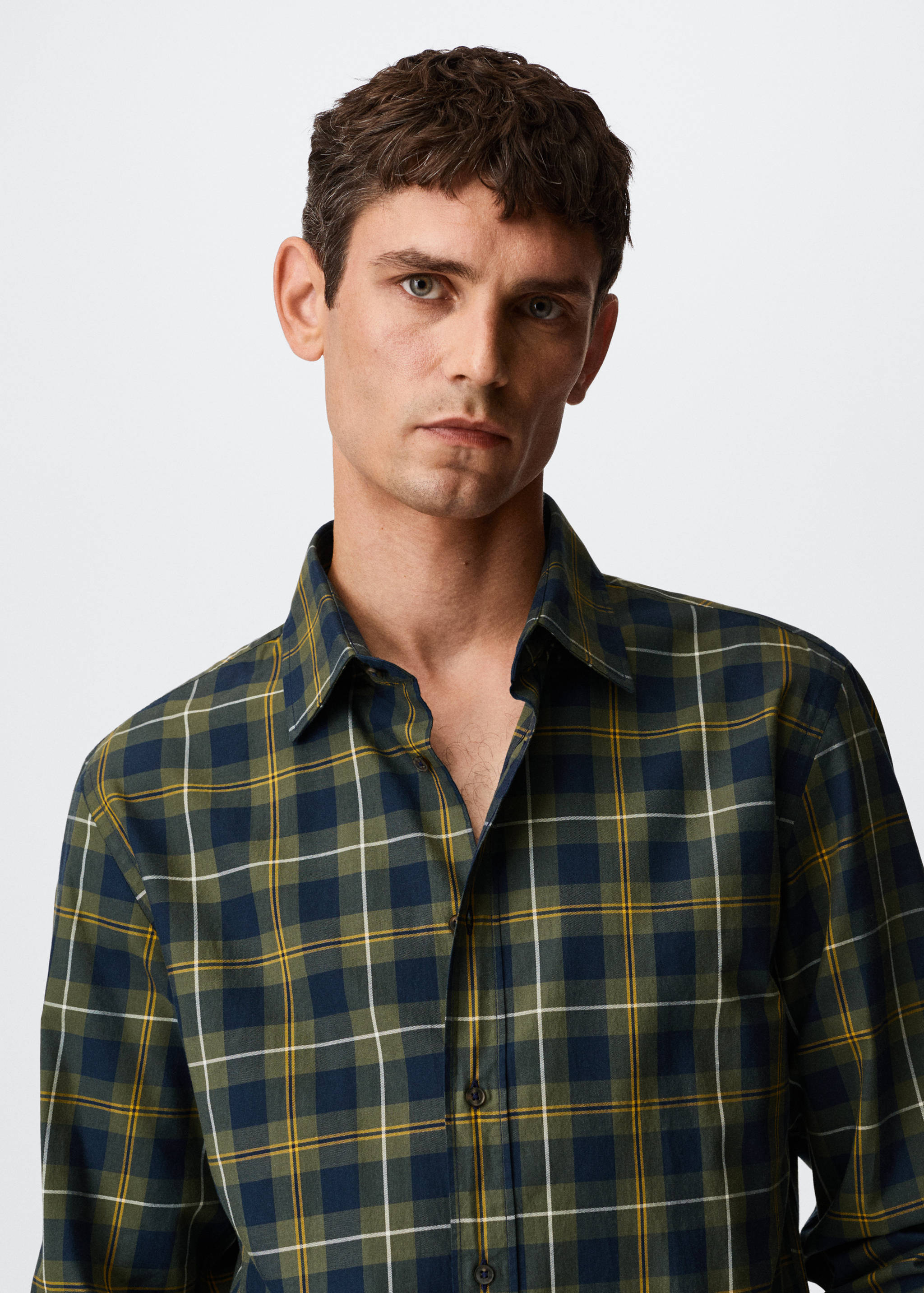 Kariertes Baumwollhemd - Detail des Artikels 1