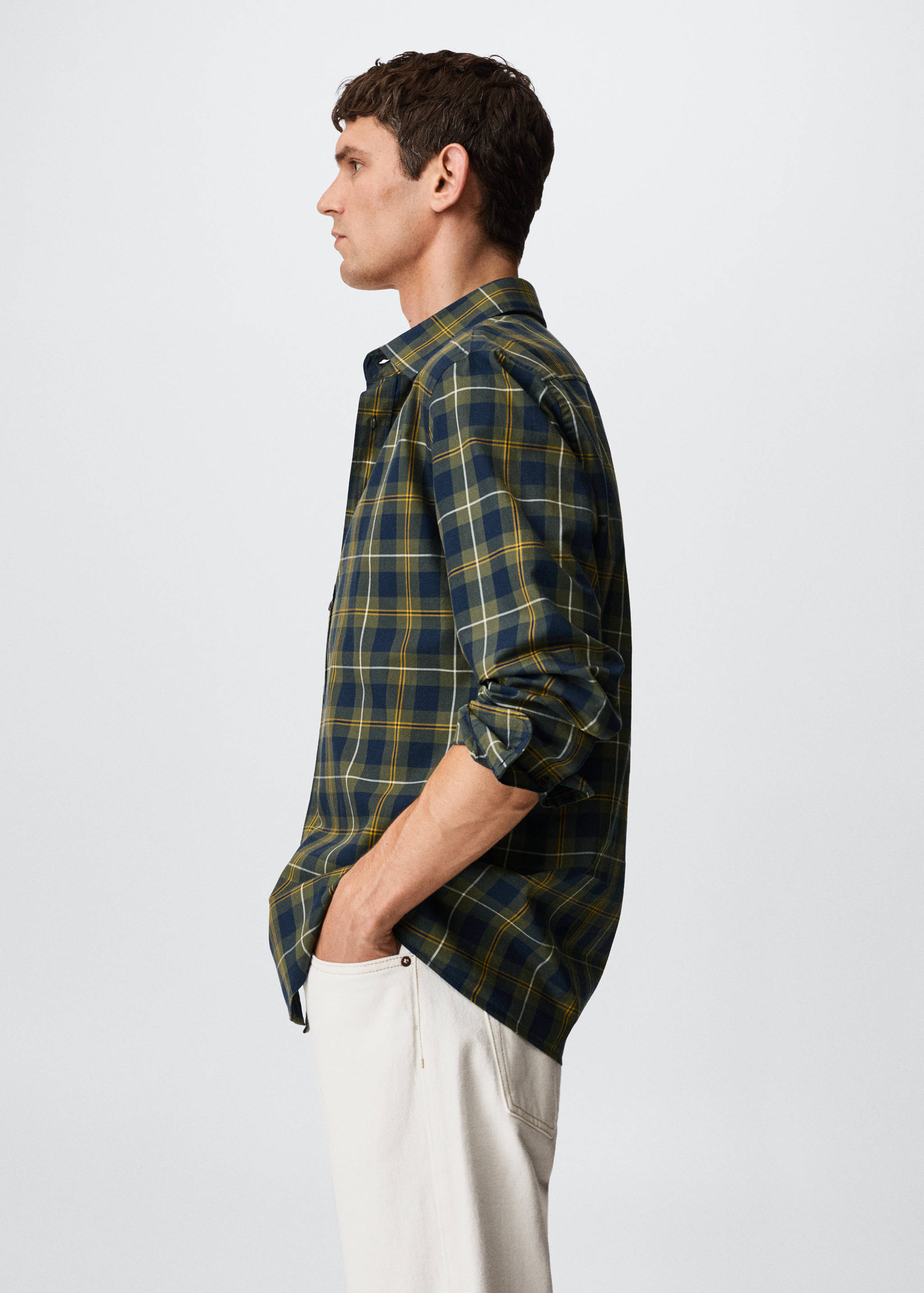 Kariertes Baumwollhemd - Detail des Artikels 2