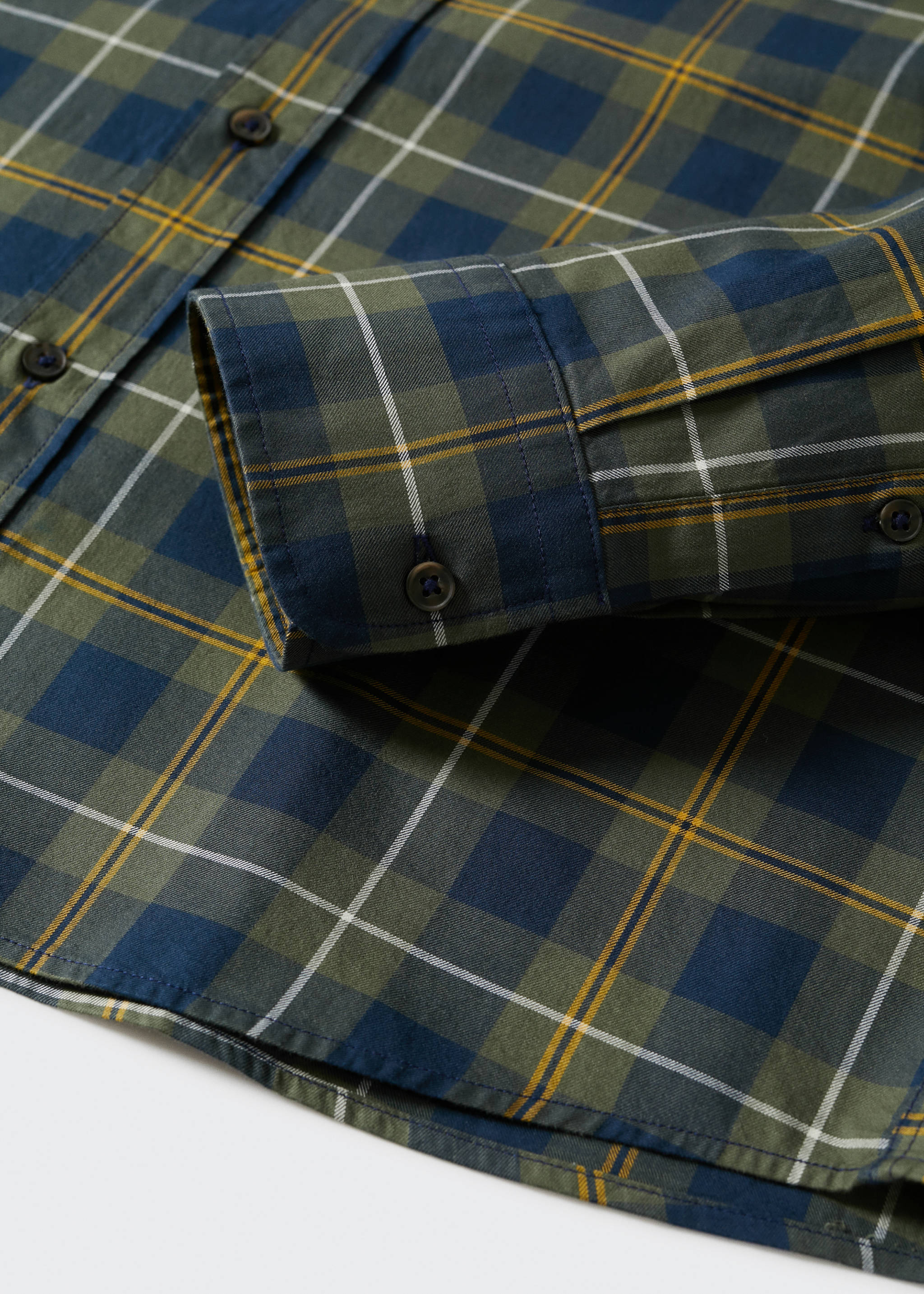 Kariertes Baumwollhemd - Detail des Artikels 8