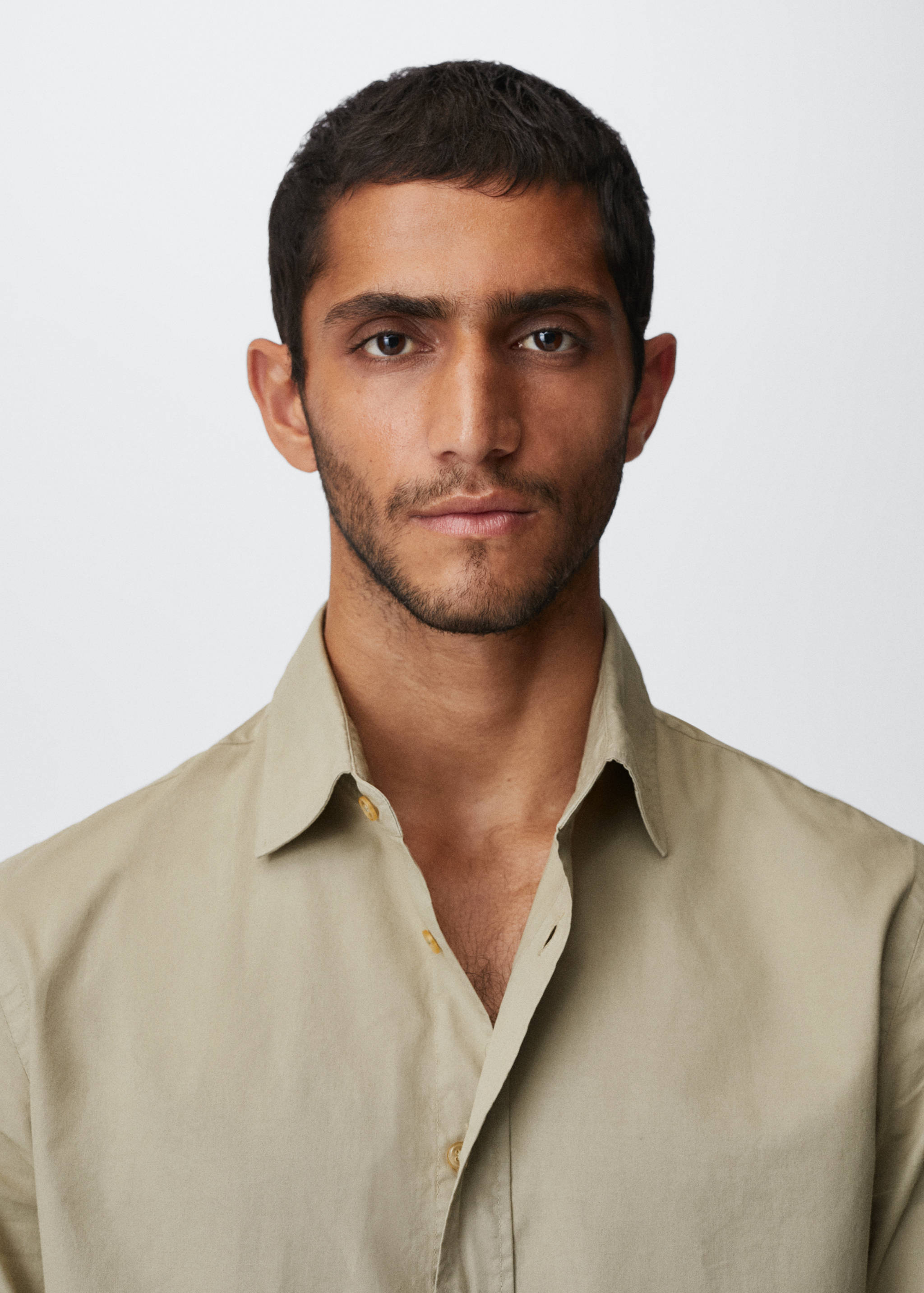 Slim Fit-Hemd aus Baumwolle - Detail des Artikels 1