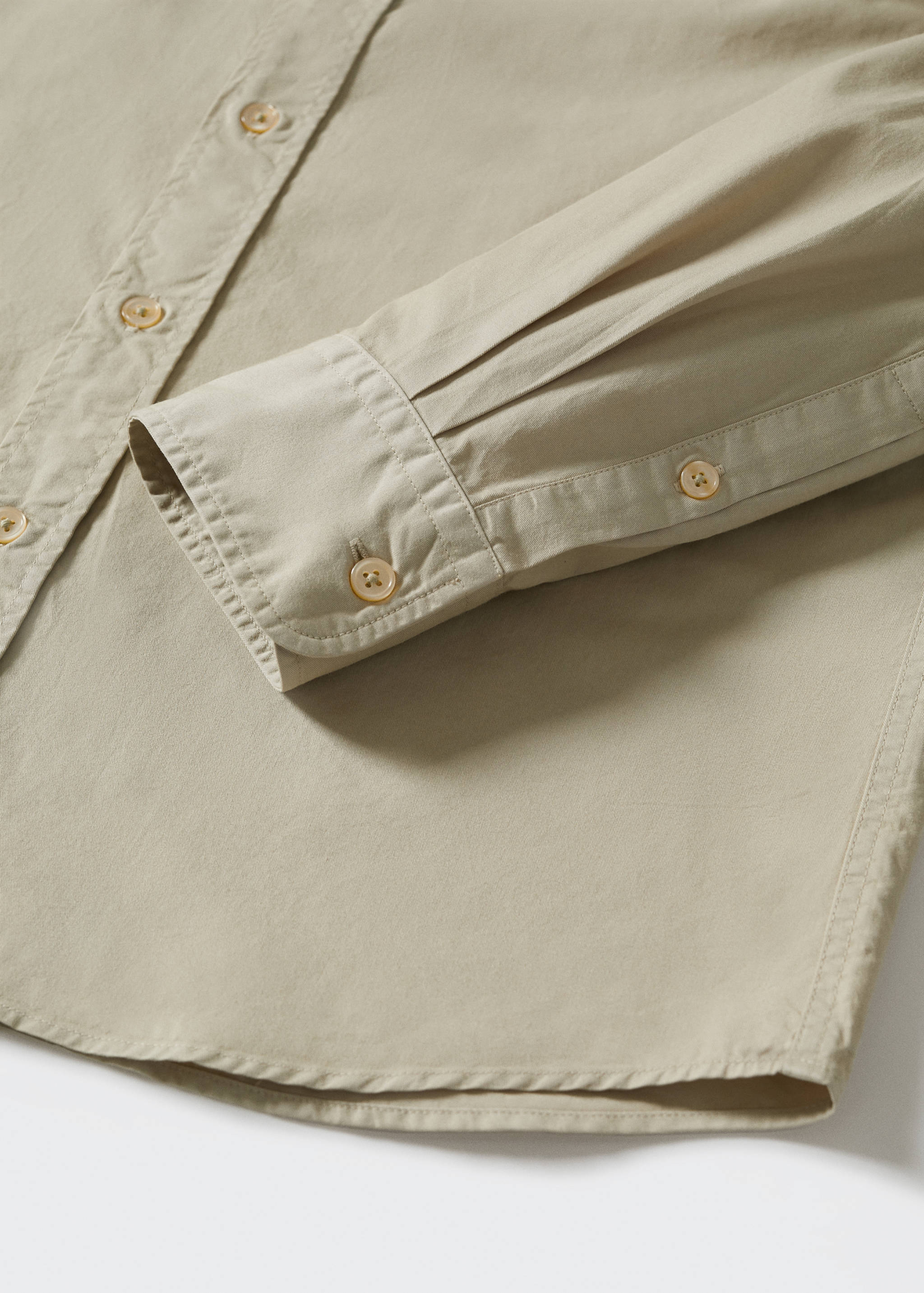 Slim Fit-Hemd aus Baumwolle - Detail des Artikels 7