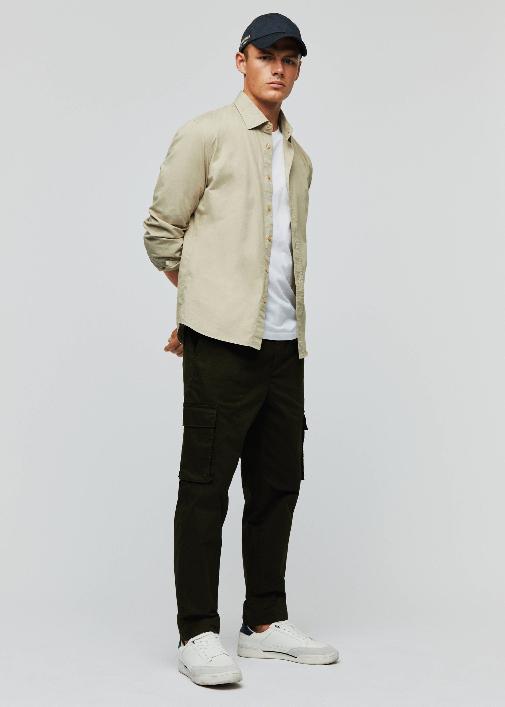 Slim Fit-Hemd aus Baumwolle - Detail des Artikels 5